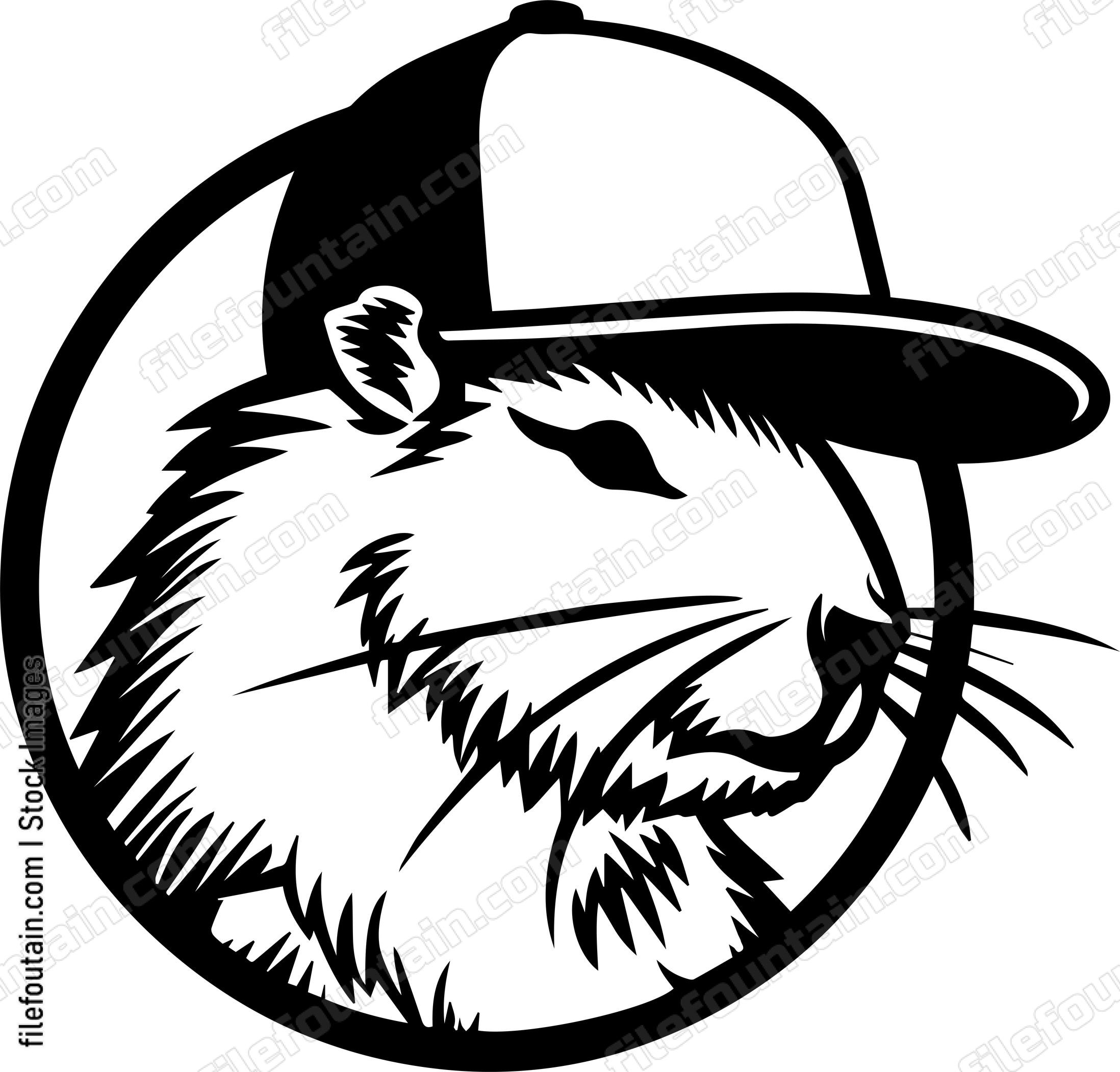 Capybara In Baseball Cap