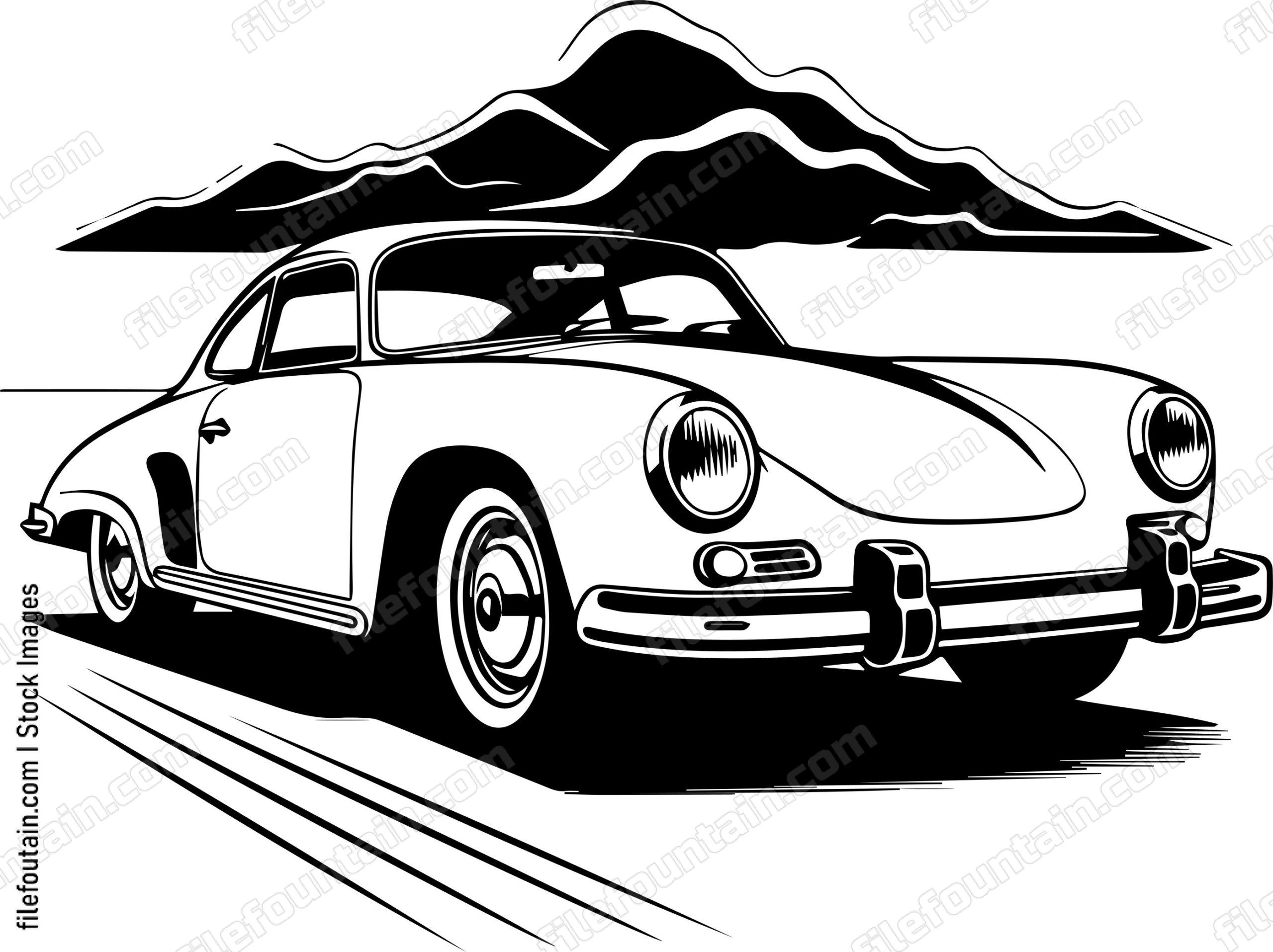 Car Driving On A Road
