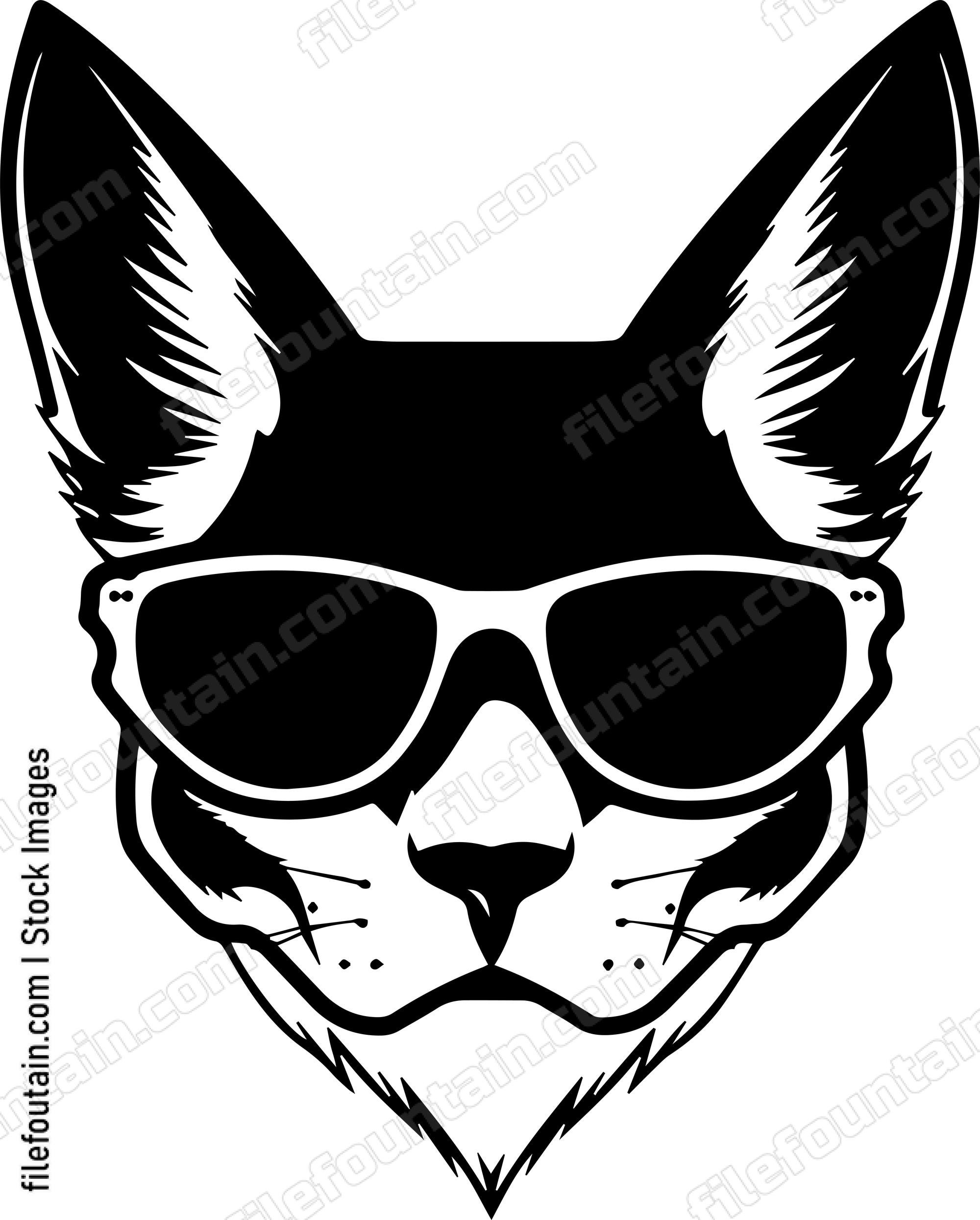 Caracal In Sunglasses