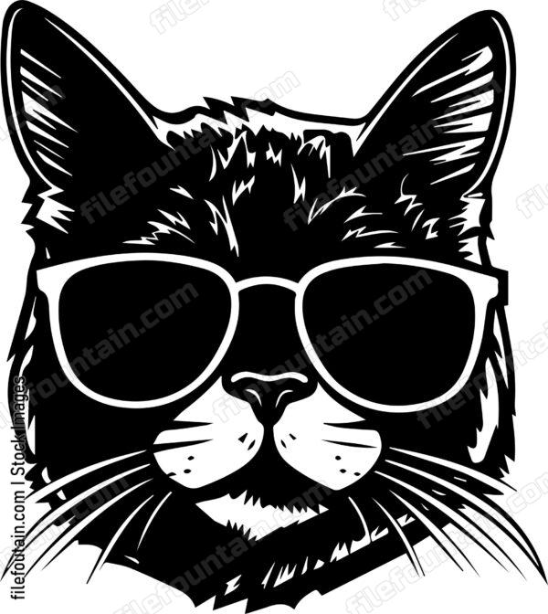 Cat In Sunglasses