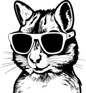 Chipmunk In Sunglasses