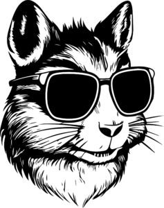 Chipmunk In Sunglasses