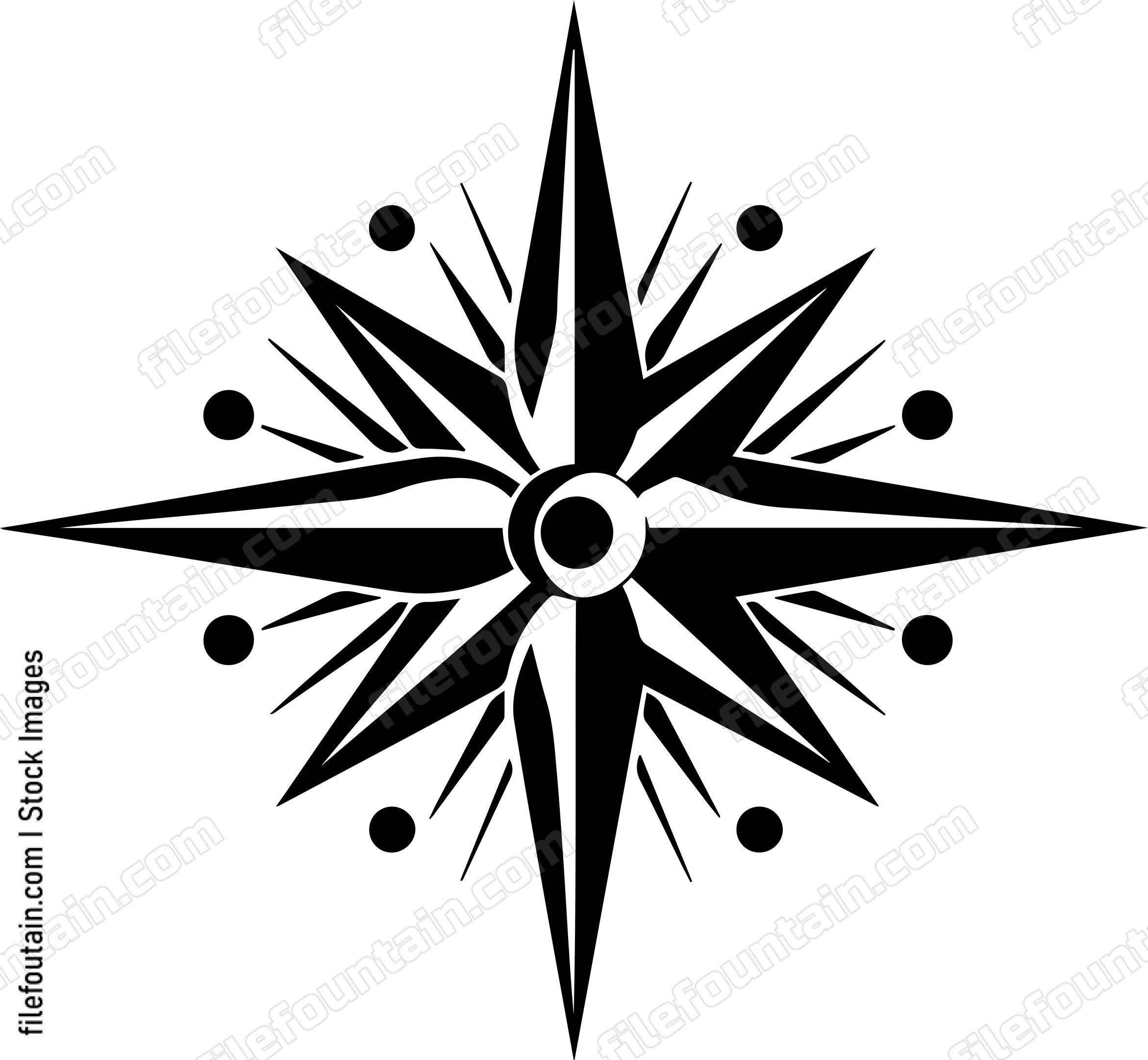 Compass Star Rose
