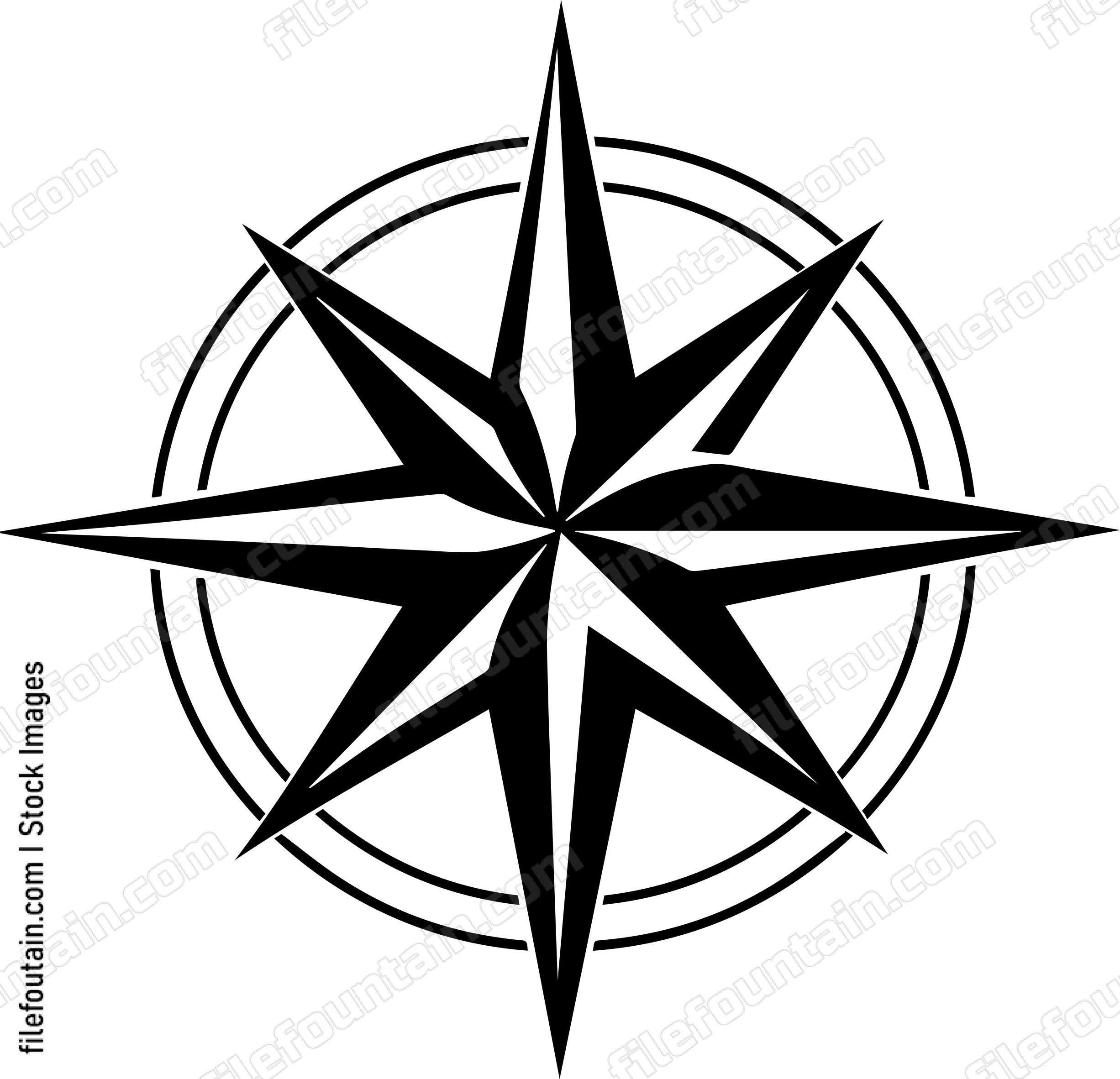 Compass Star Rose