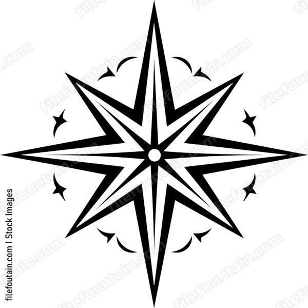 Compass Star Rose