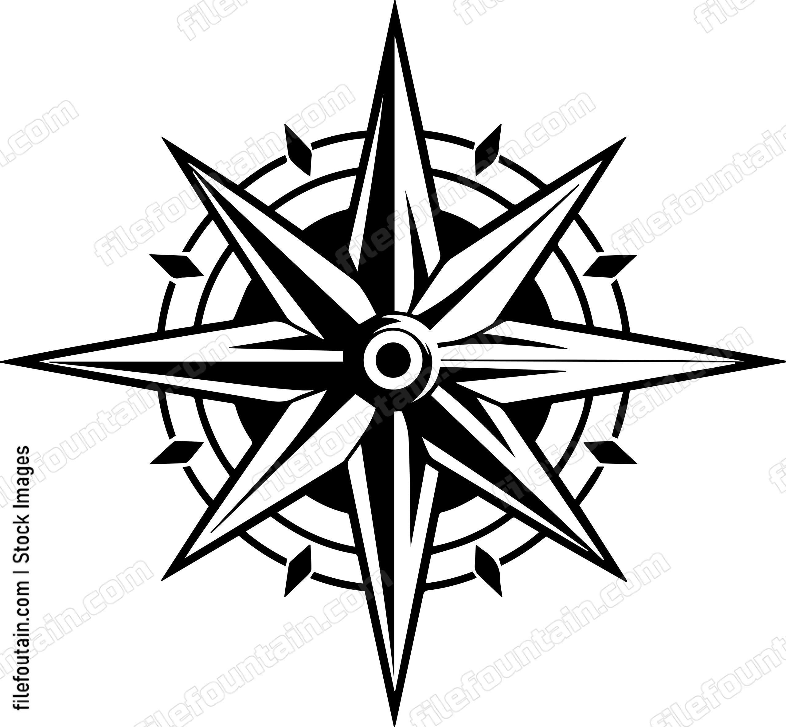 Compass Star Rose