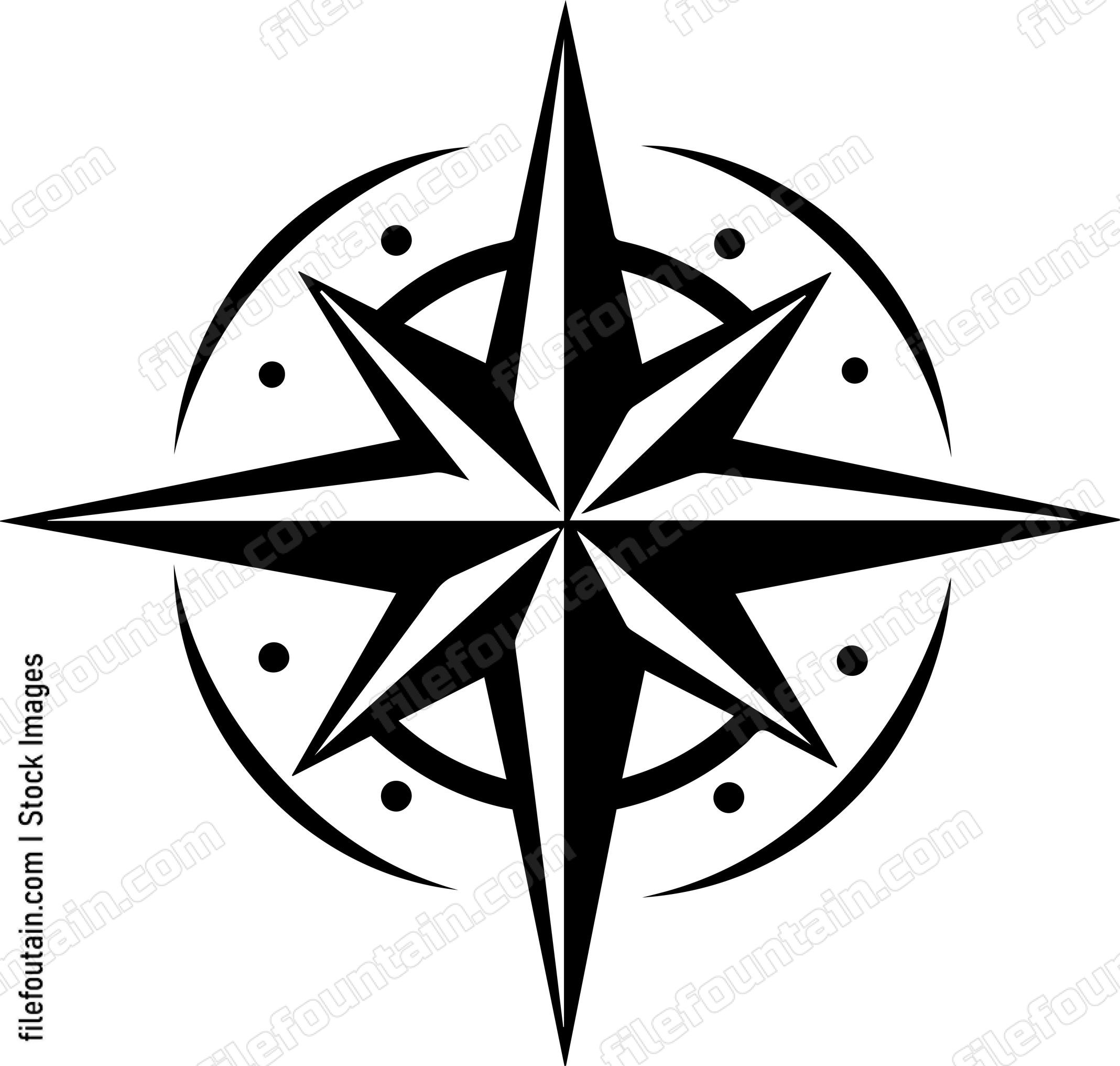 Compass Star Rose