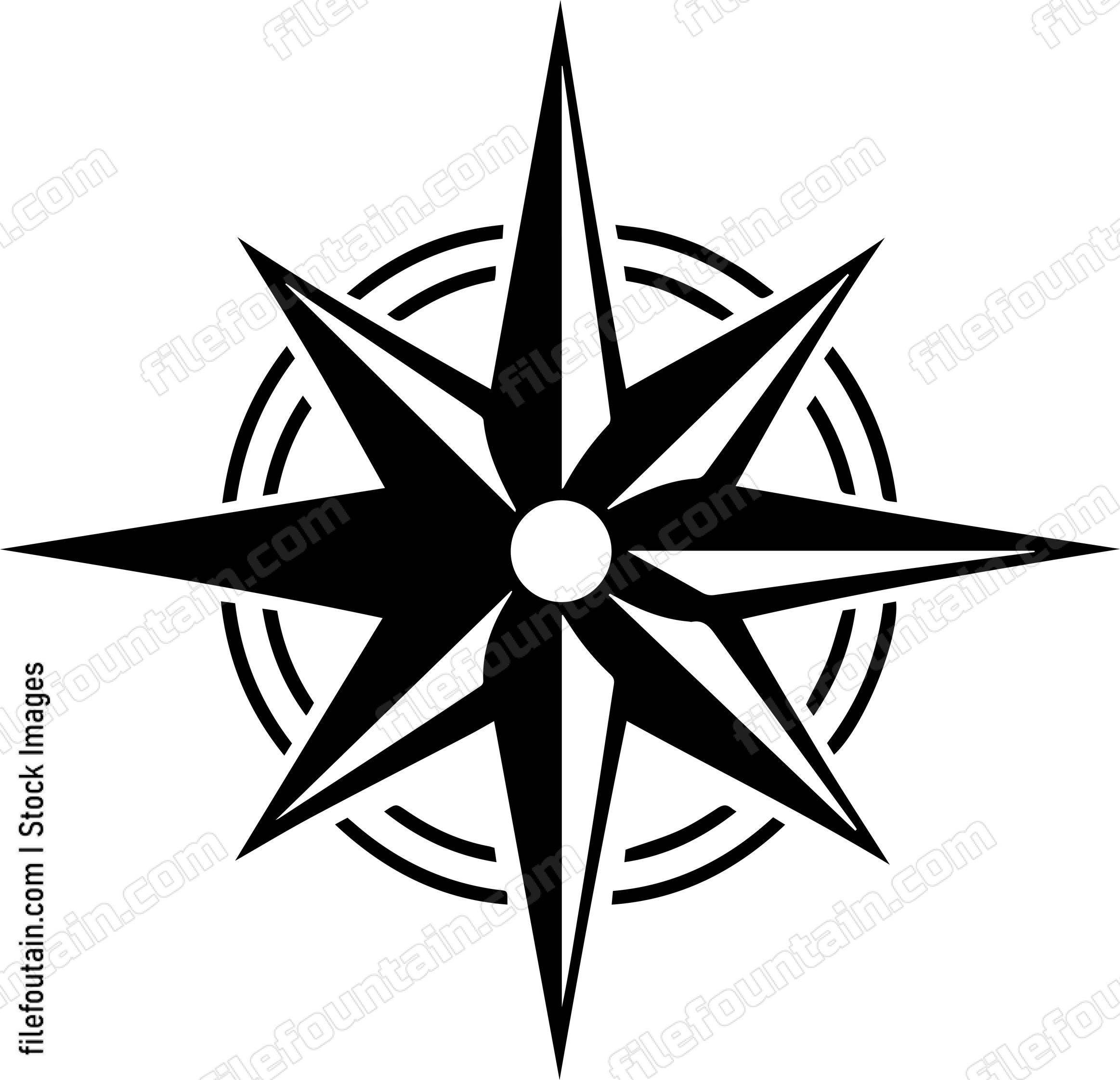 Compass Star Rose