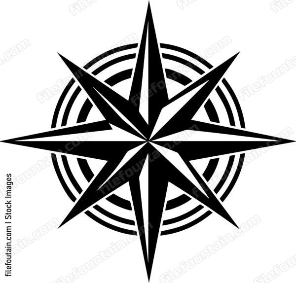 Compass Star Rose