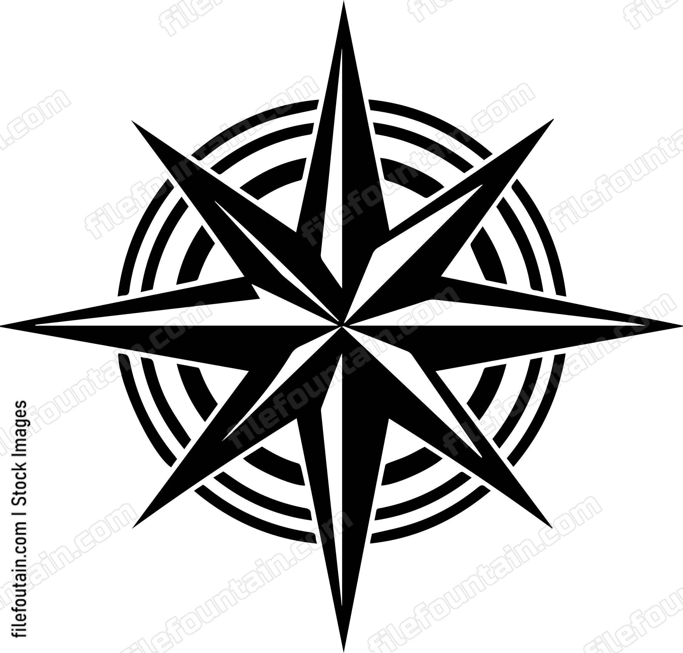 Compass Star Rose