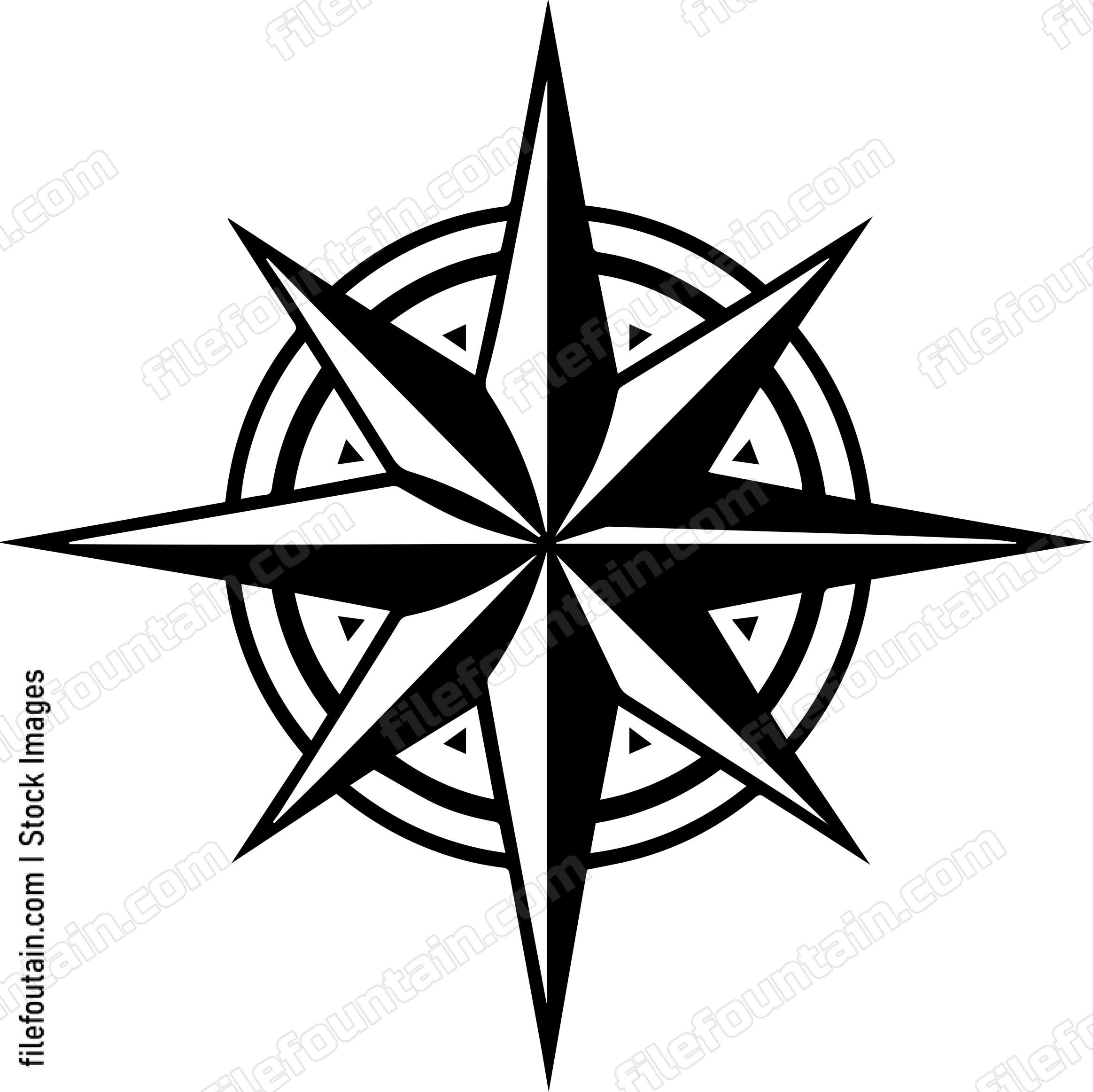 Compass Star Rose