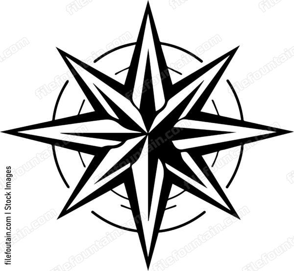 Compass Star Rose
