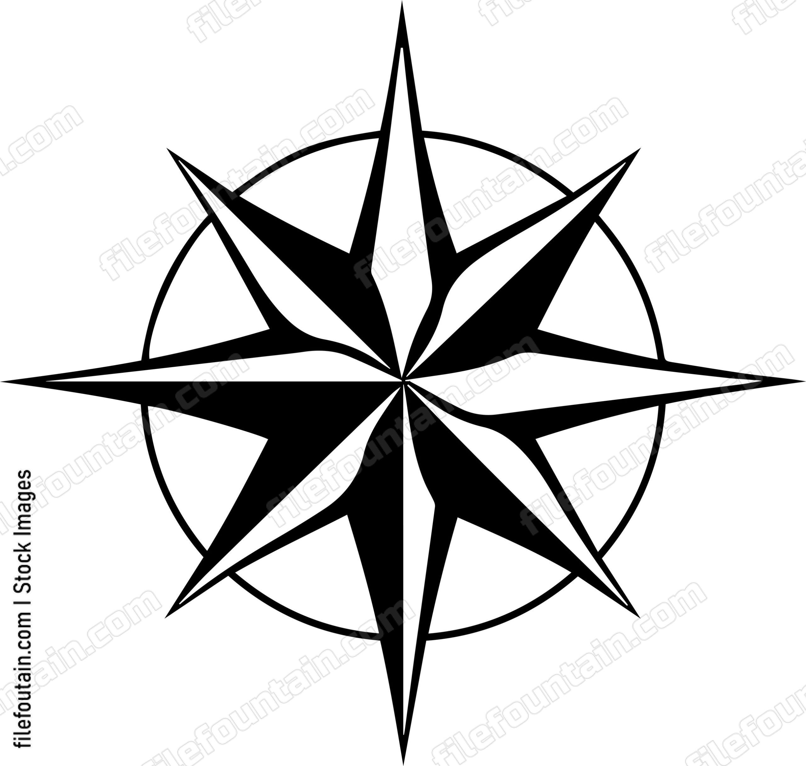 Compass Star Rose