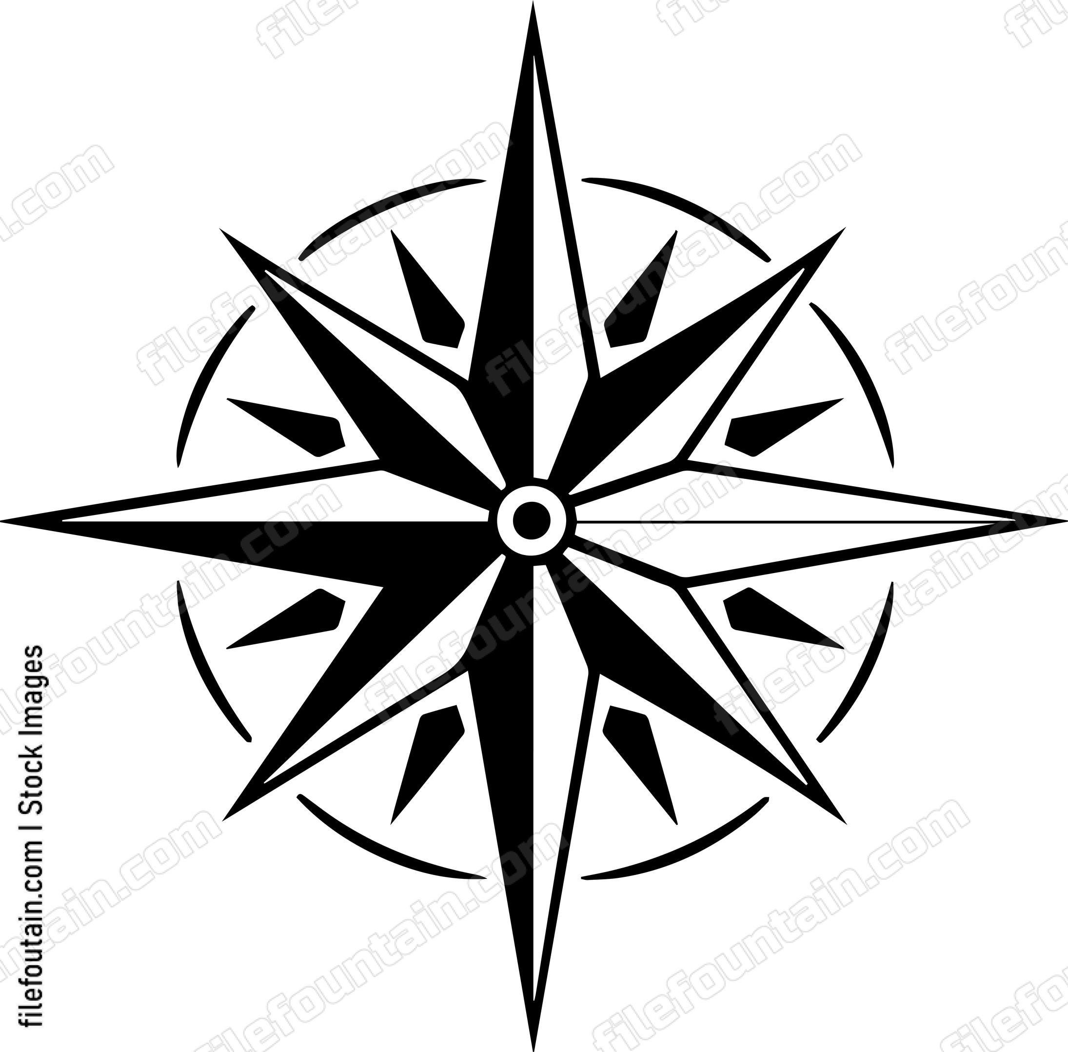 Compass Star Rose