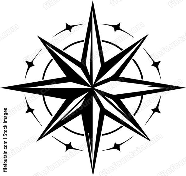 Compass Star Rose
