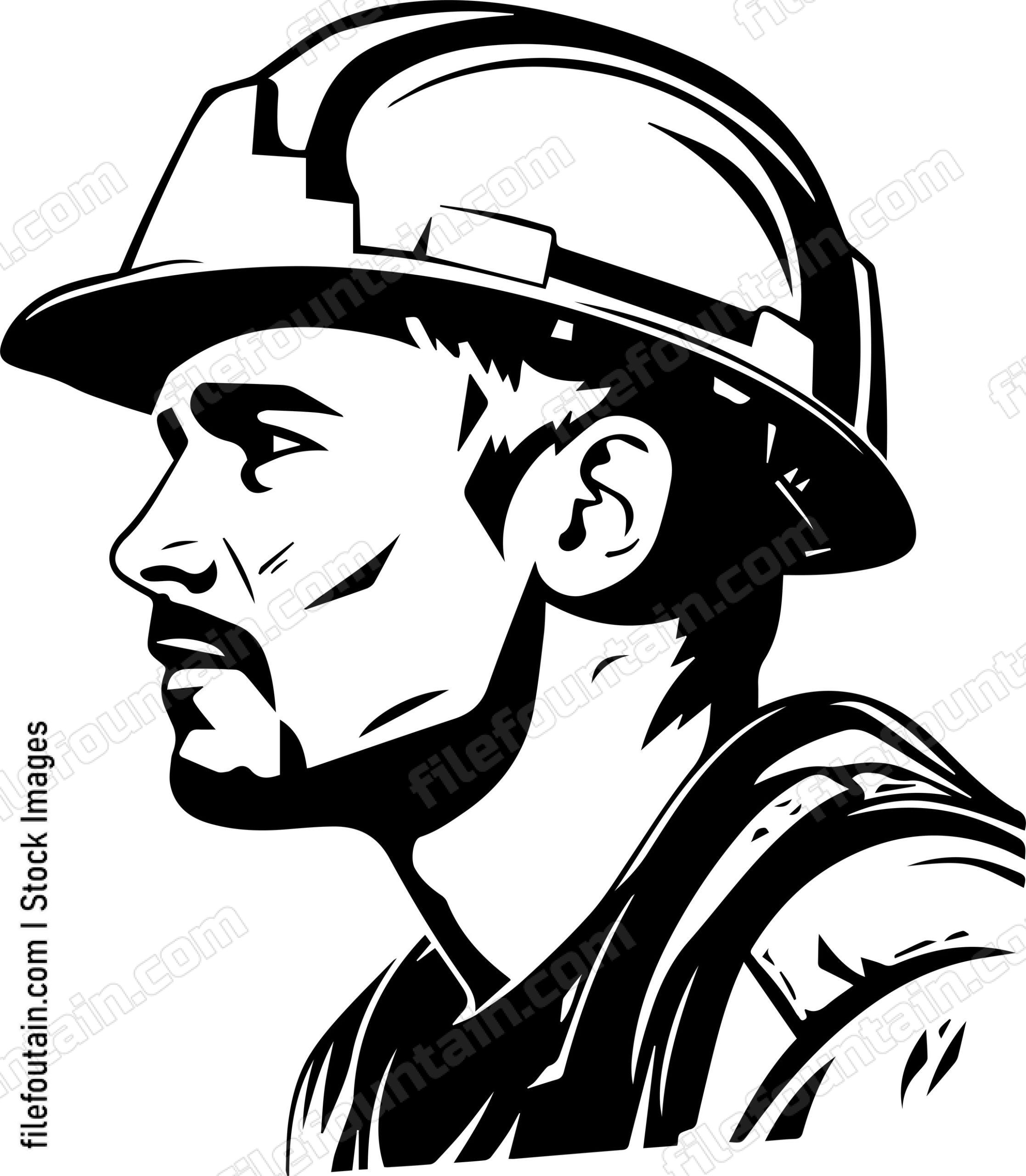 Construction Worker Builder Mascot