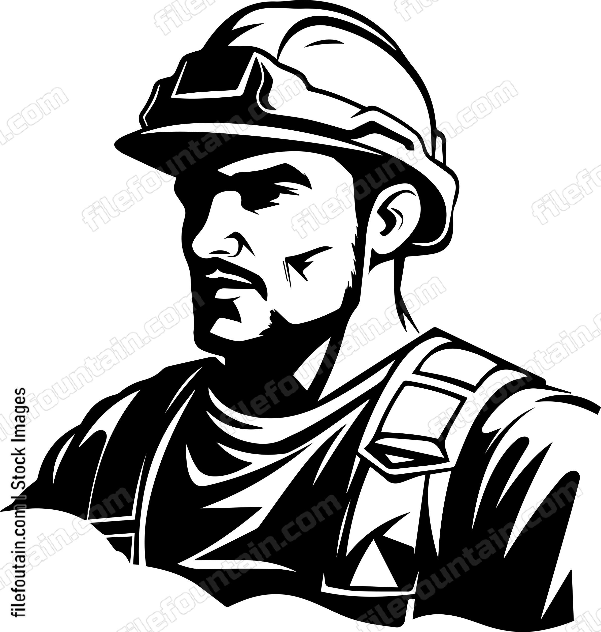 Construction Worker Mascot