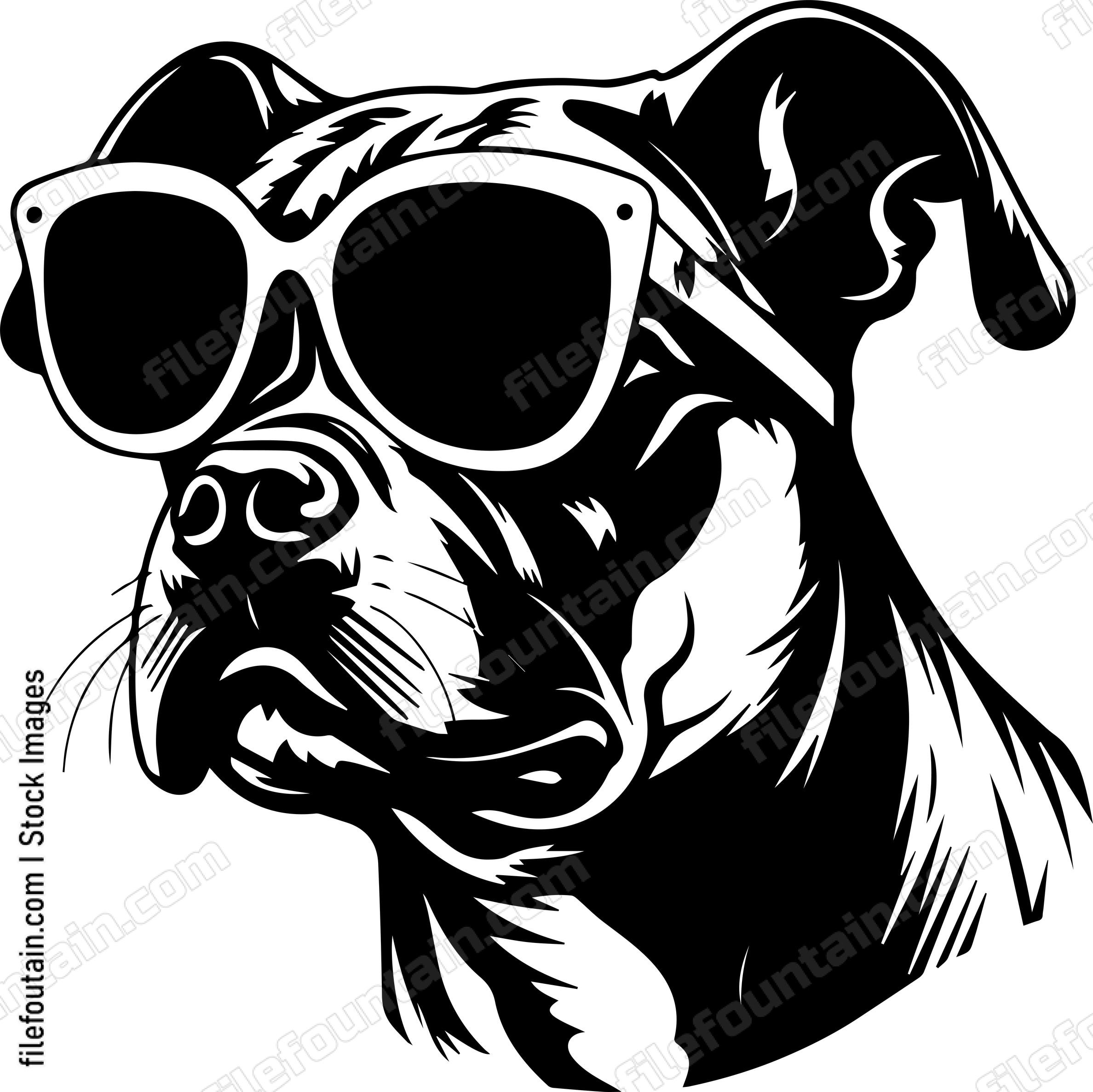 Cool Dog In Sunglasses