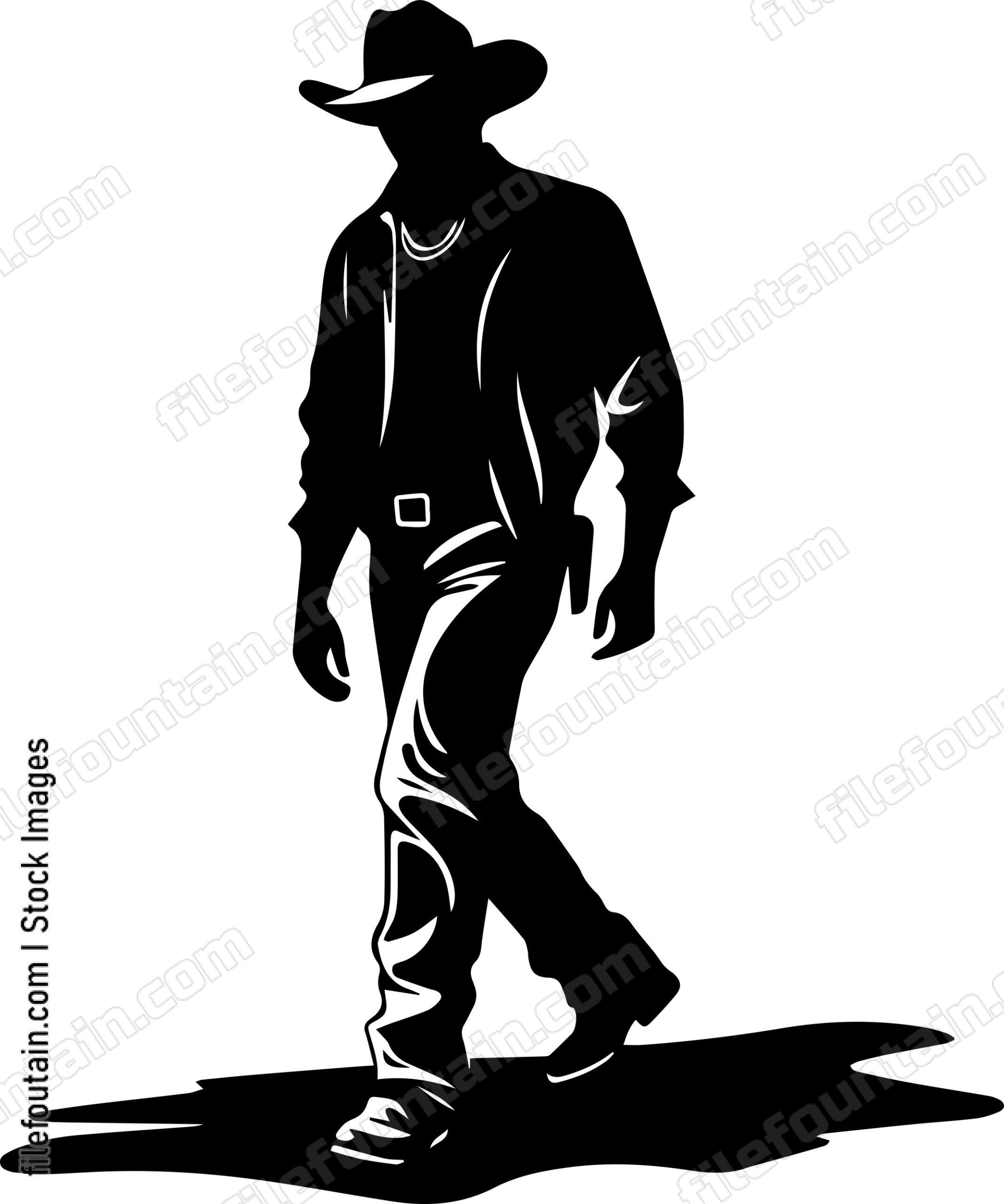 Cowboy Walking