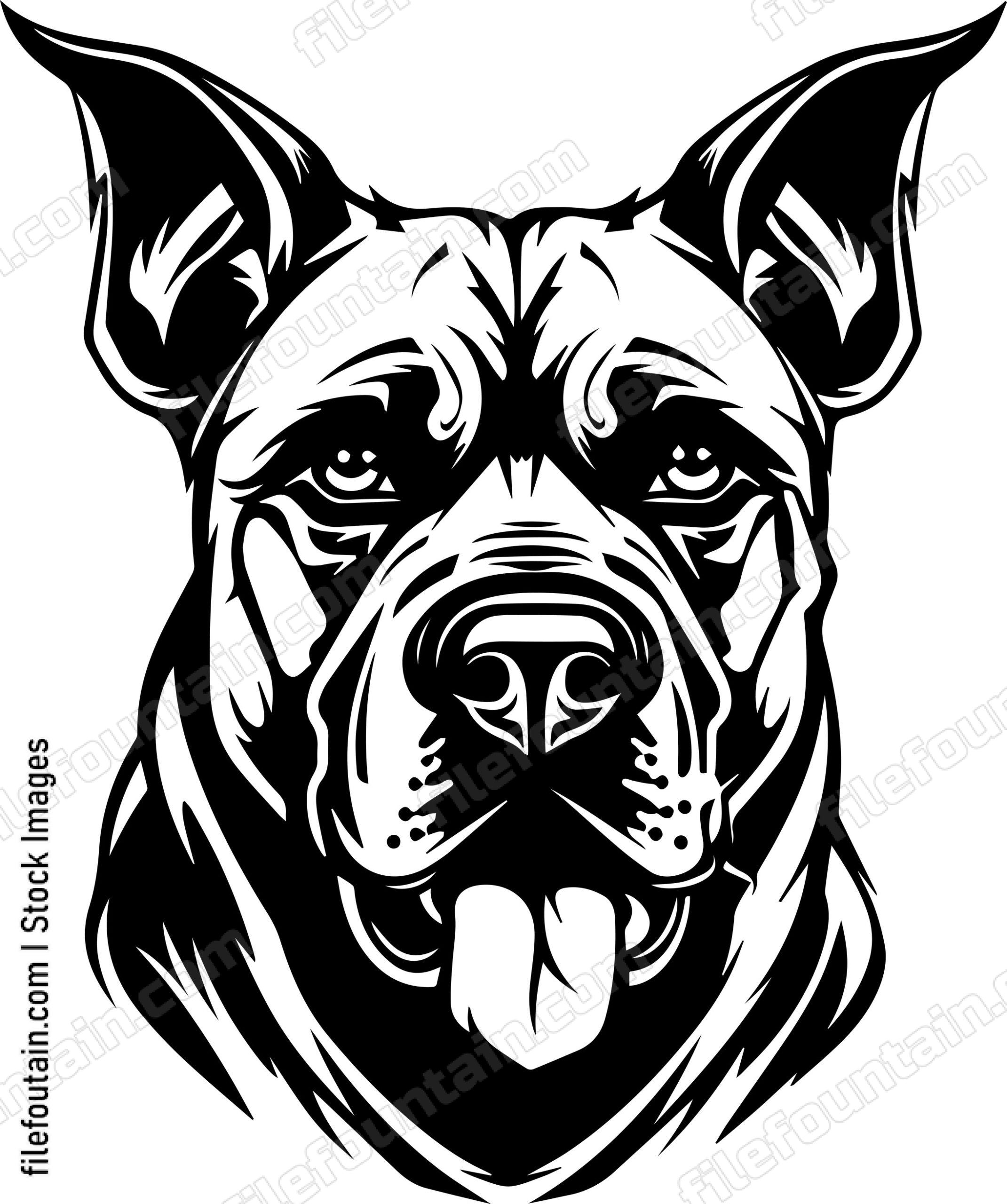 Dog With tongue Out