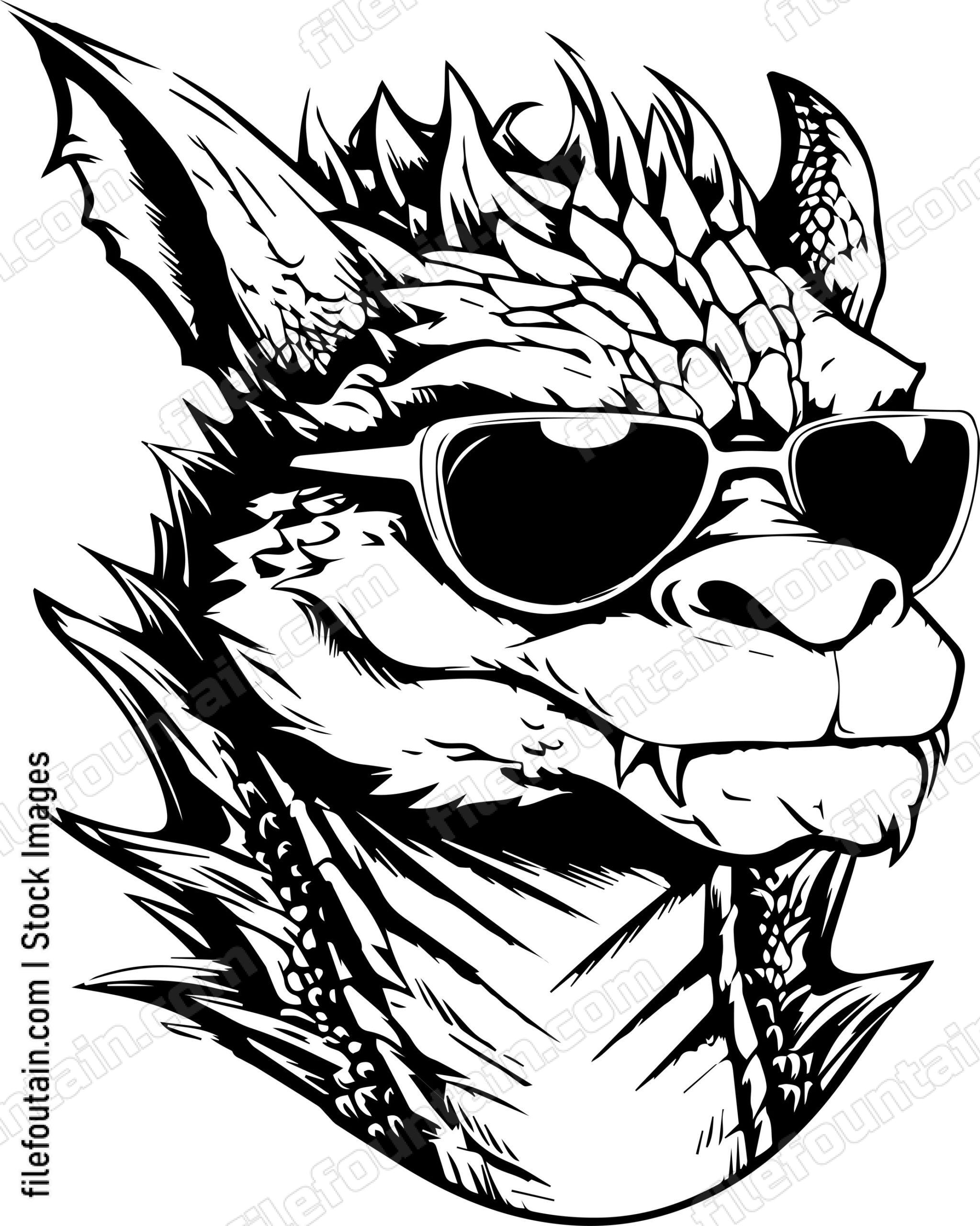 Dragon In Sunglasses