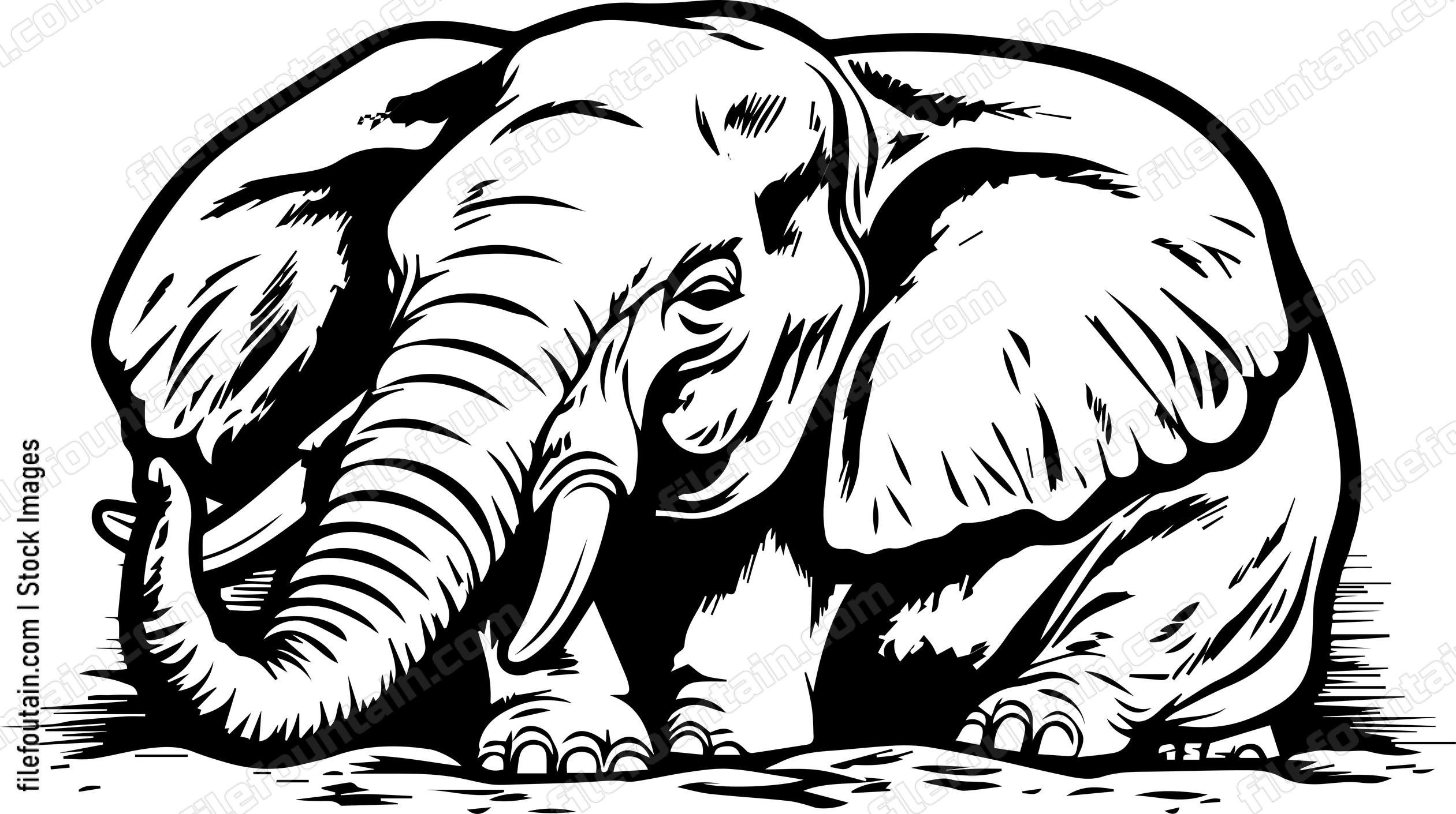 Elephant Sleeping