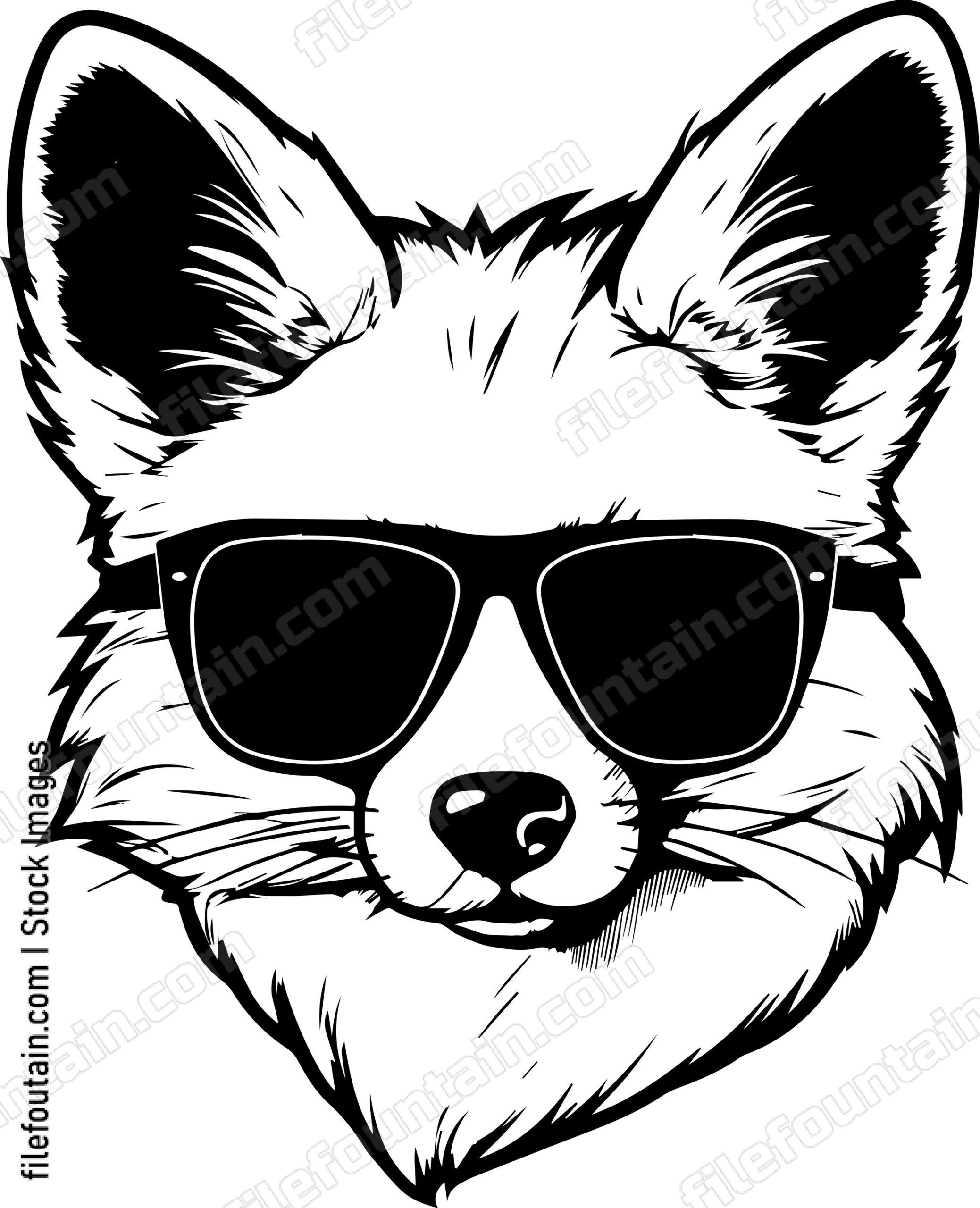Fox In Sunglasses