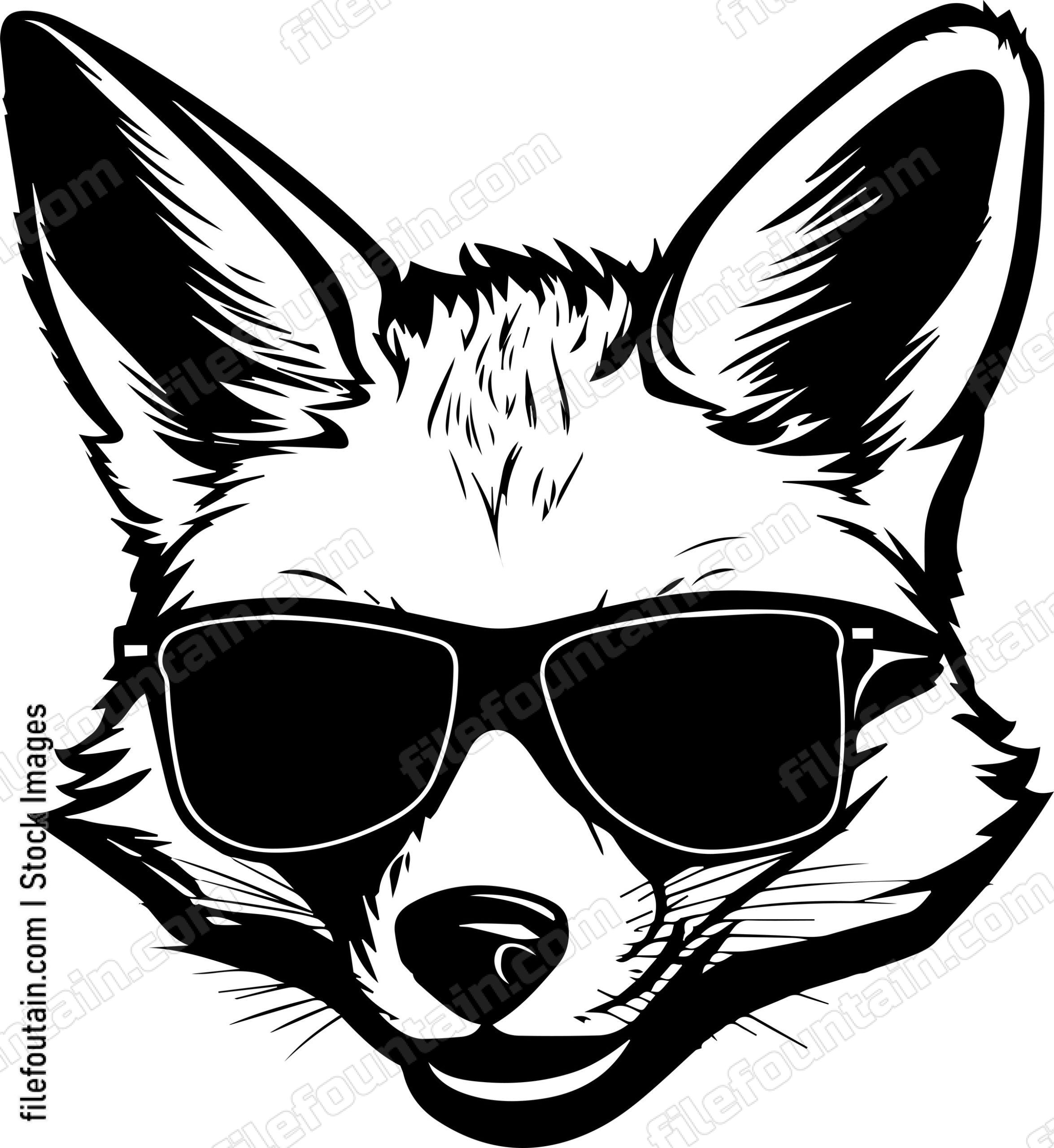 Fox In Sunglasses