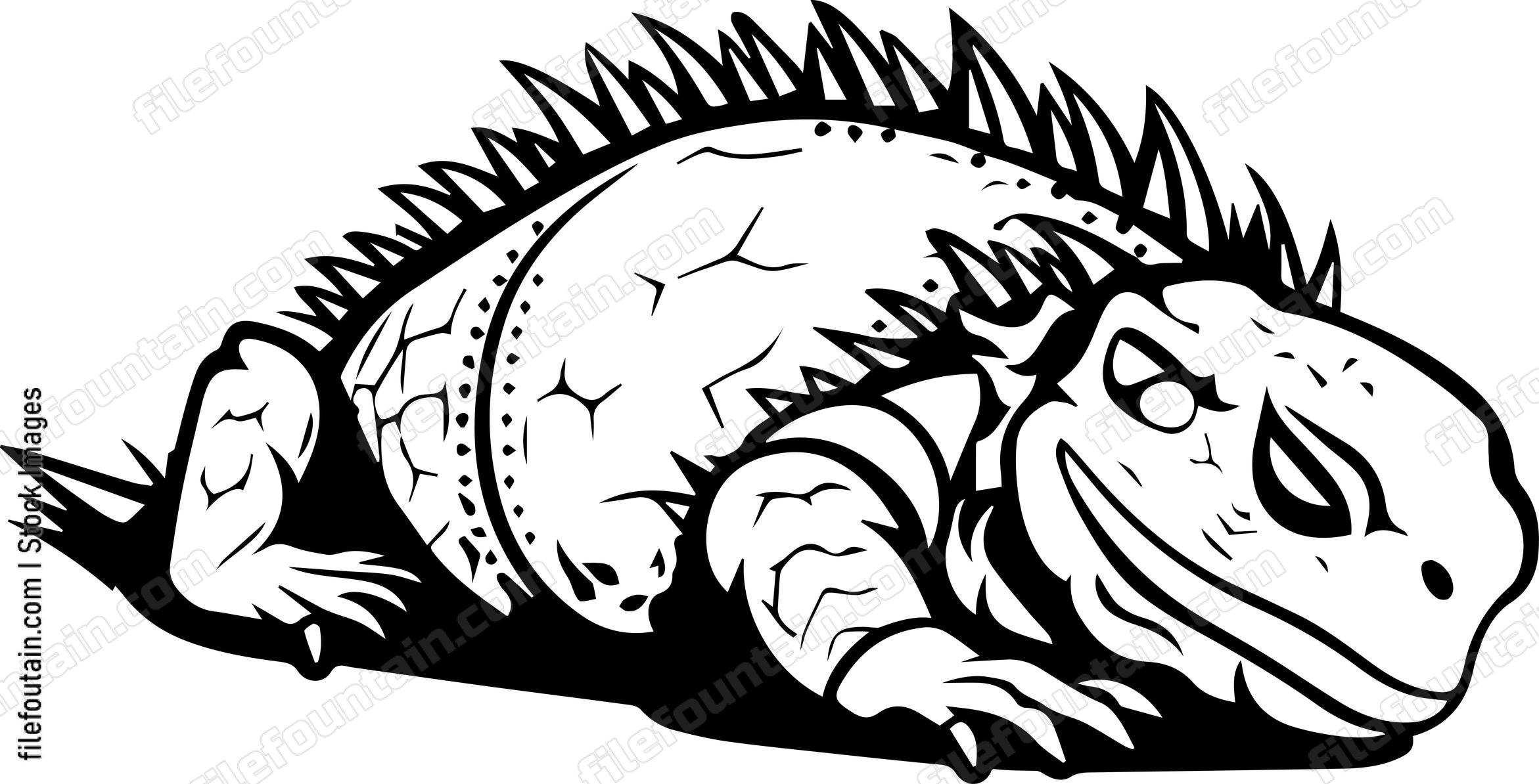 Lizzard Sleeping