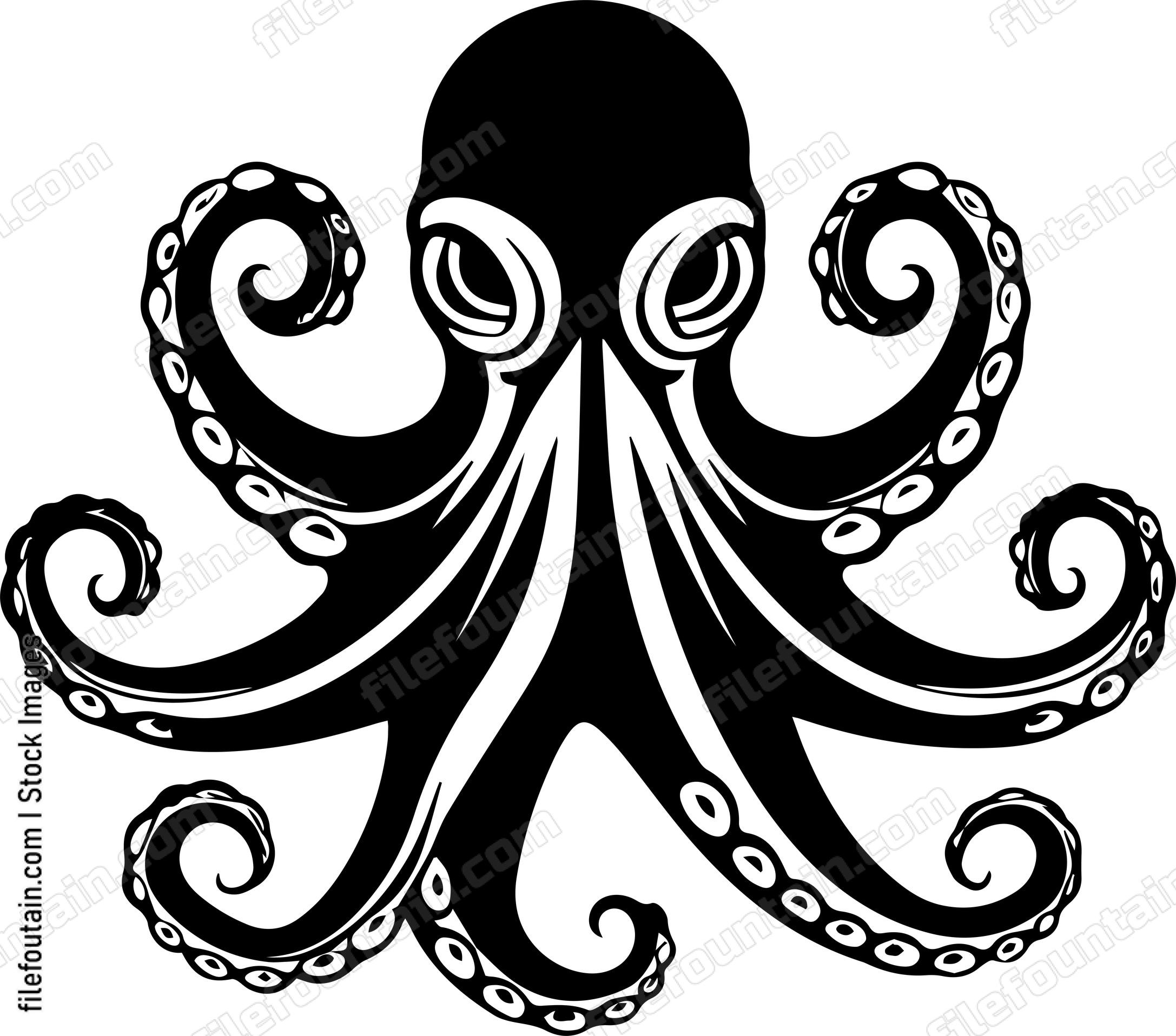 red octopus