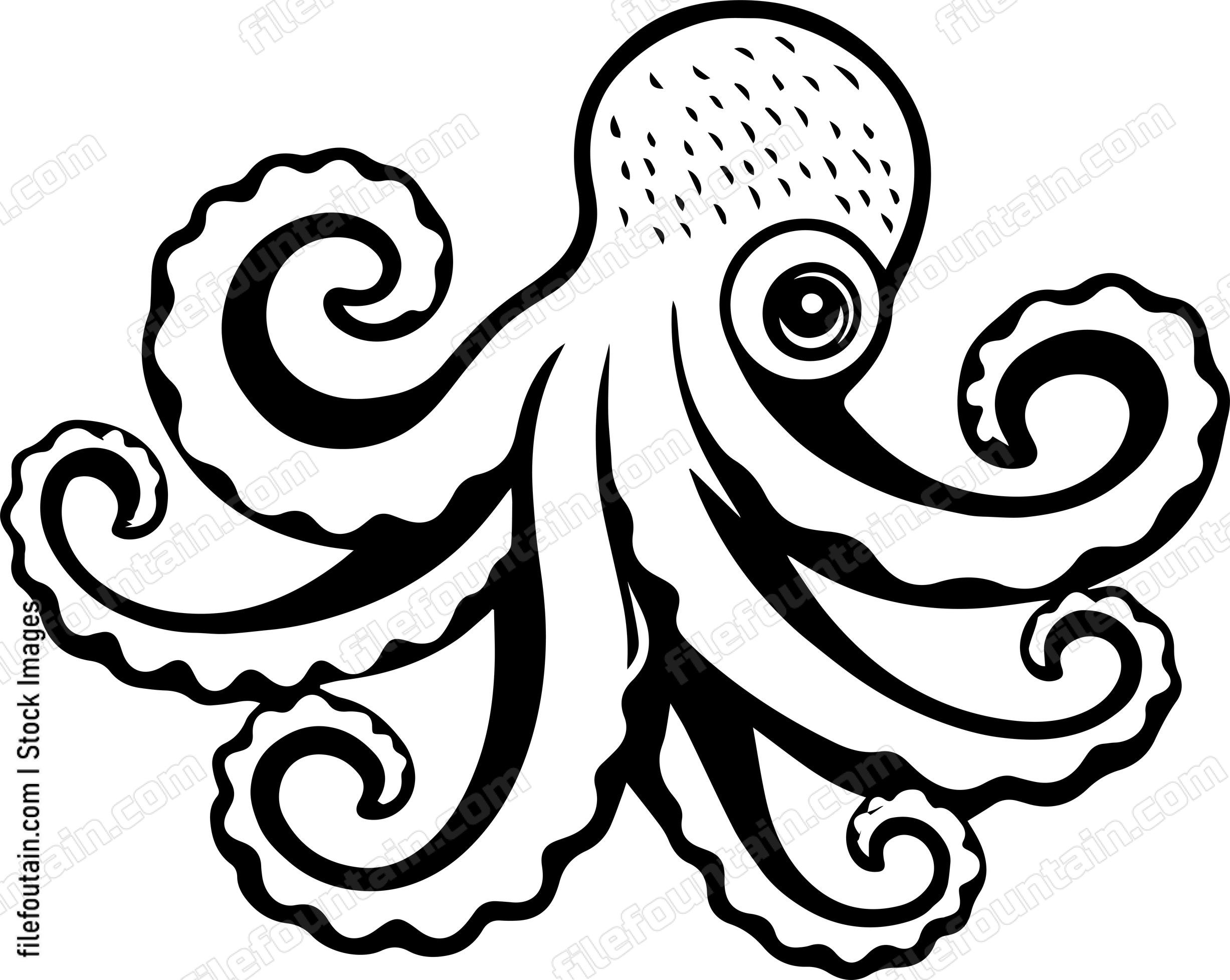red octopus