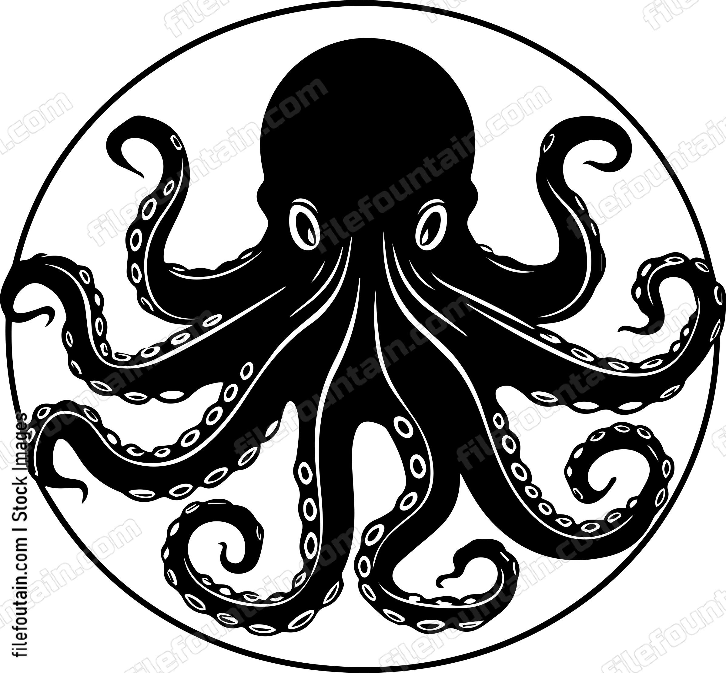 red octopus