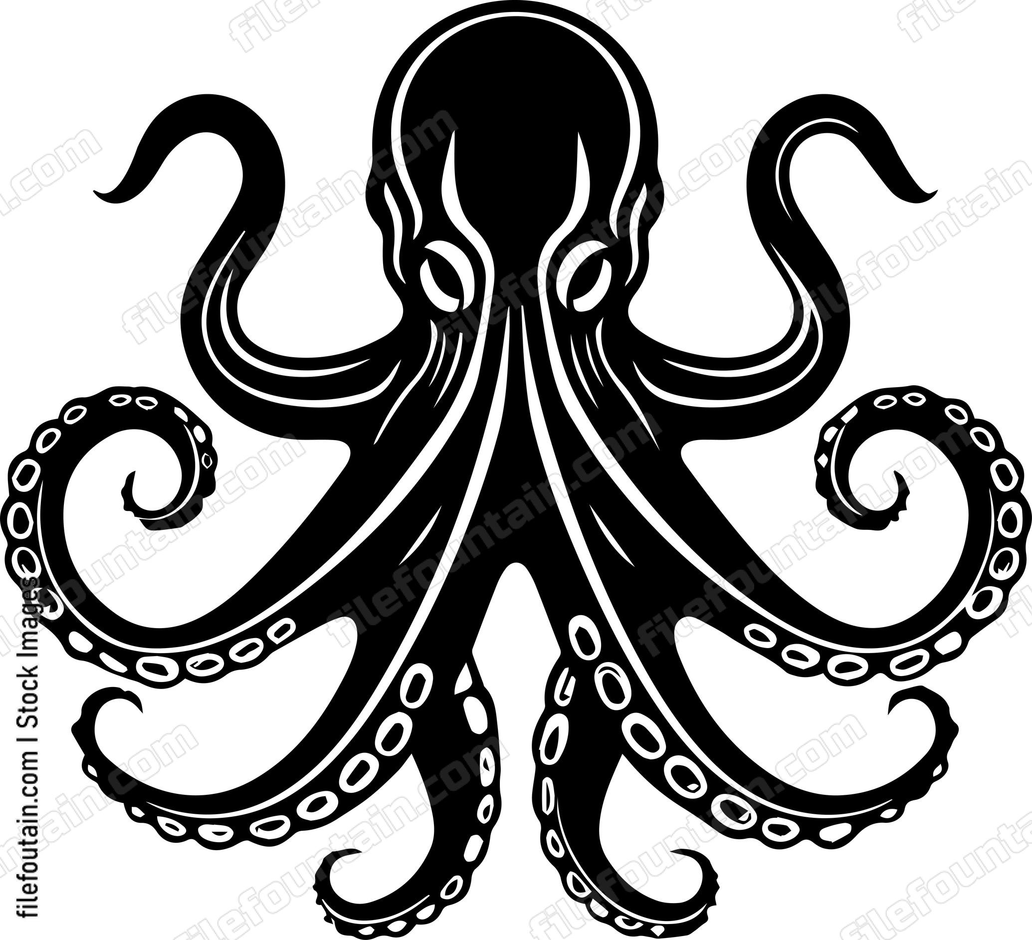 red octopus