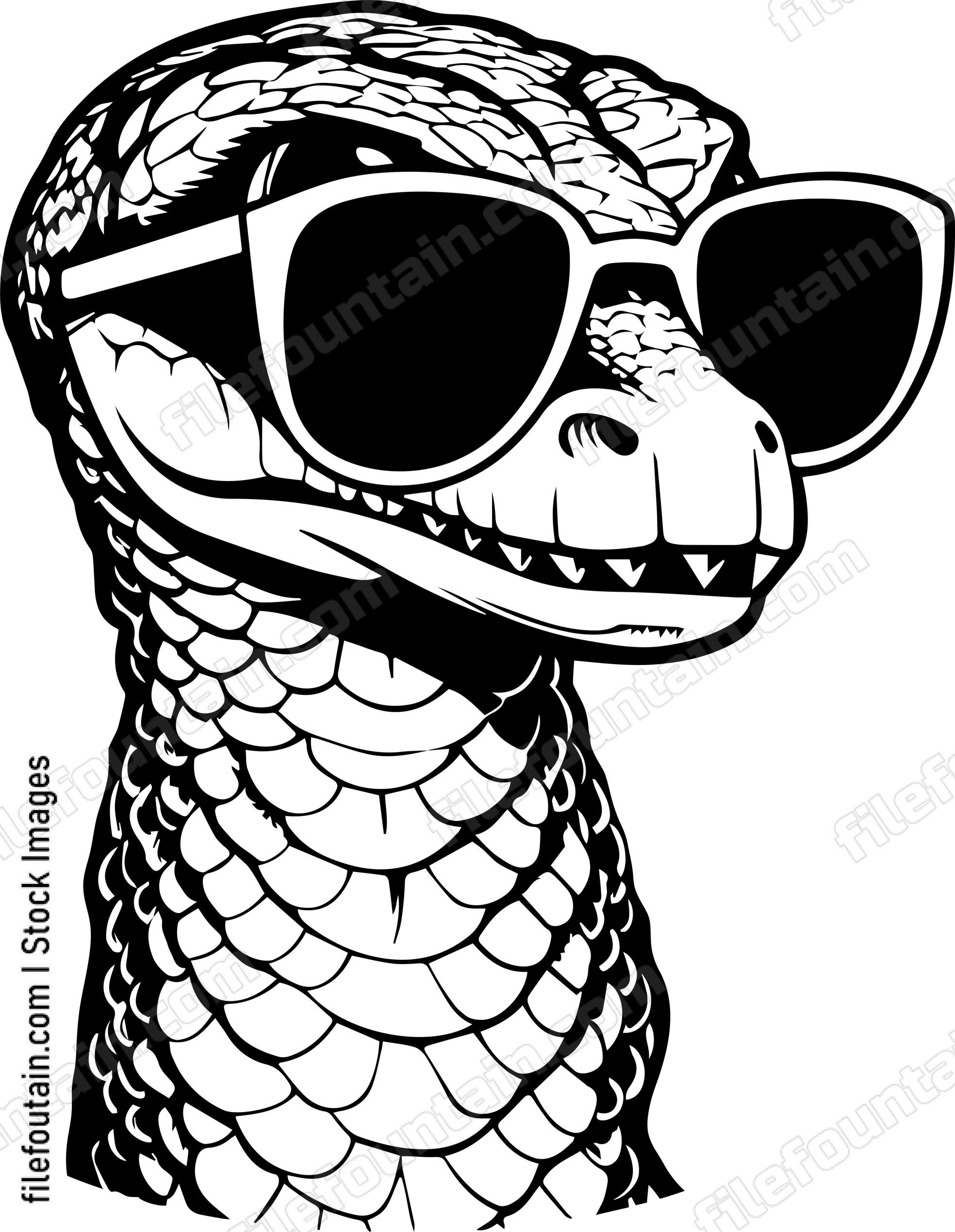 Snake In Sunglasses