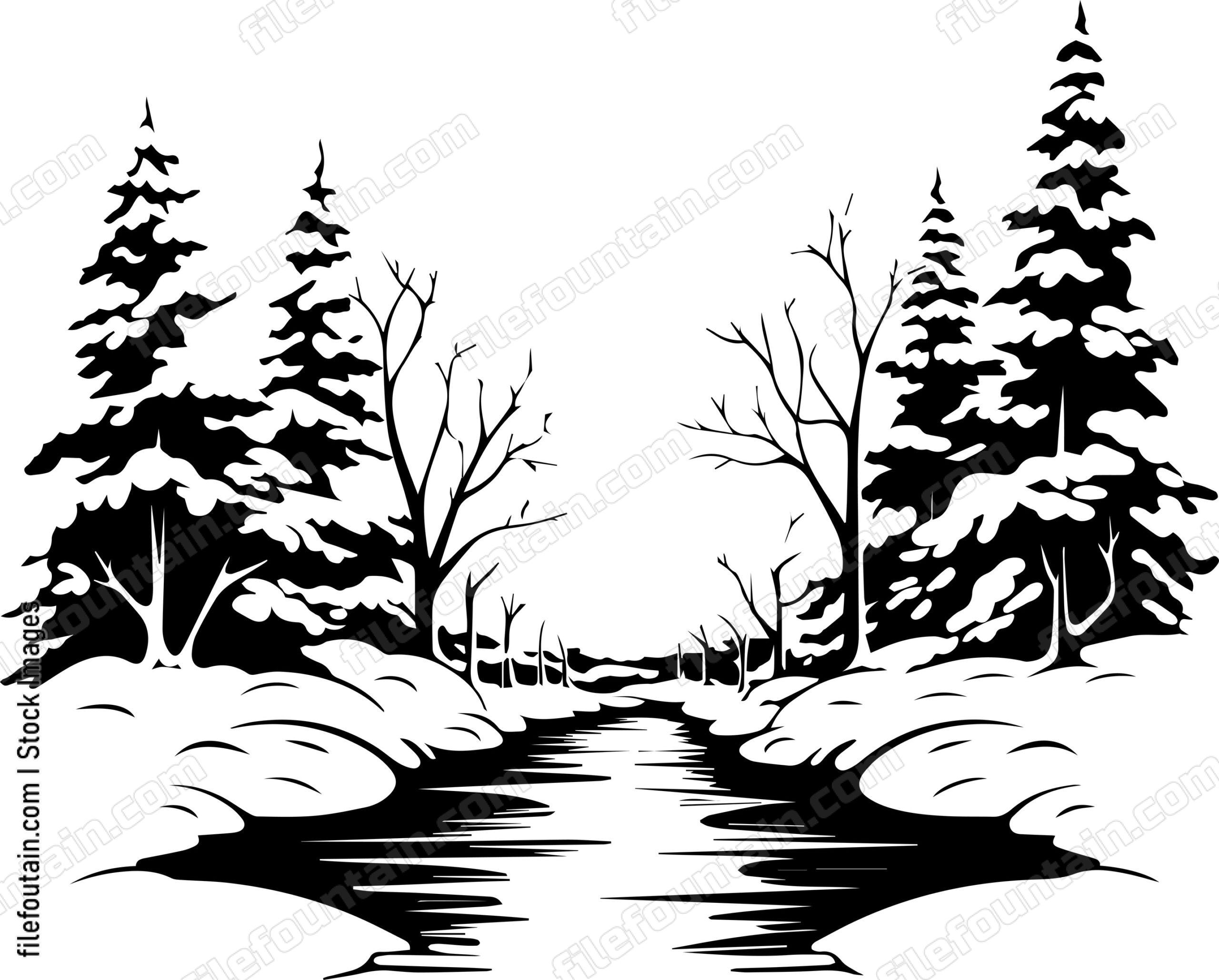 Snow Covered Forest