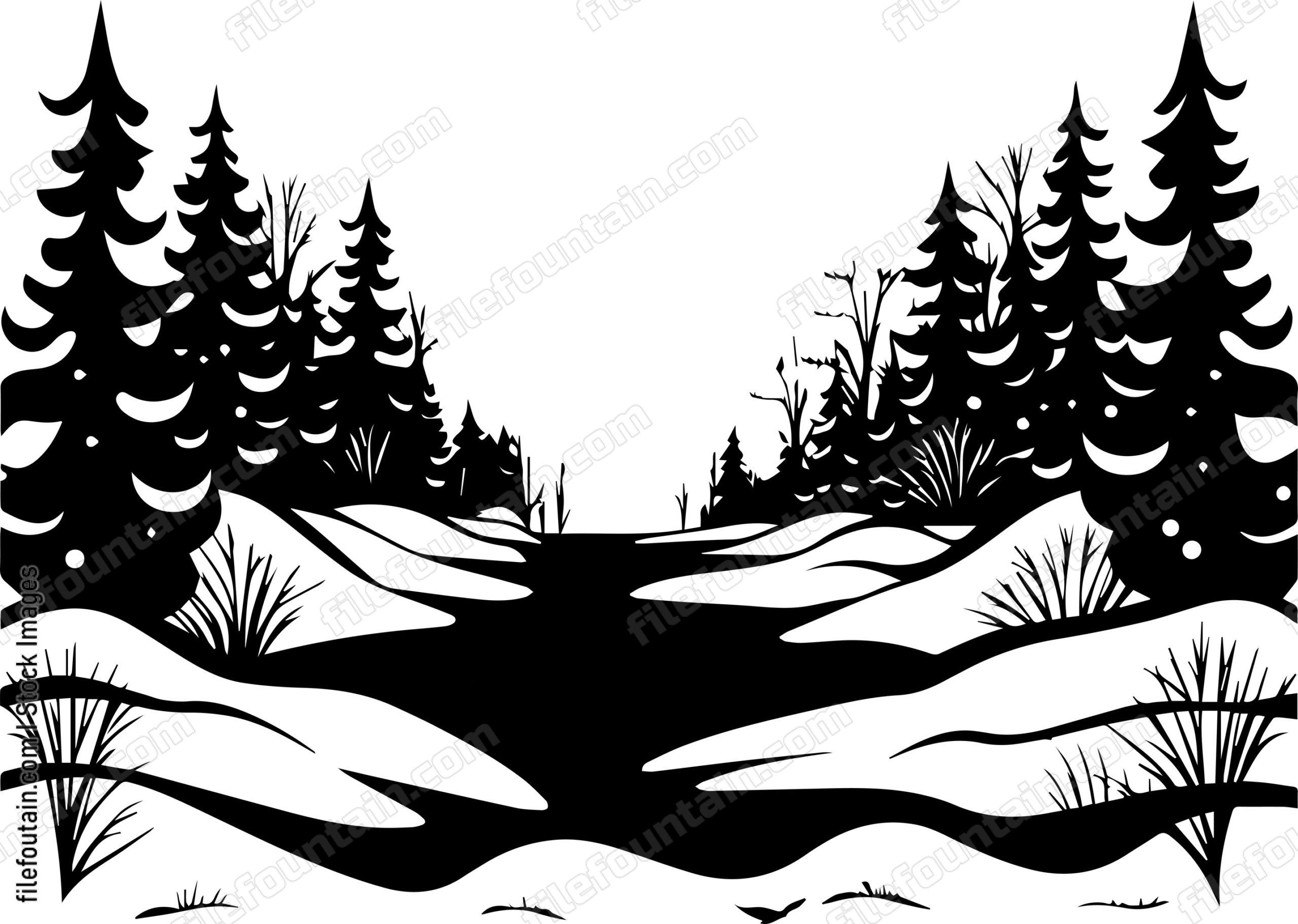 Snow Covered Forest