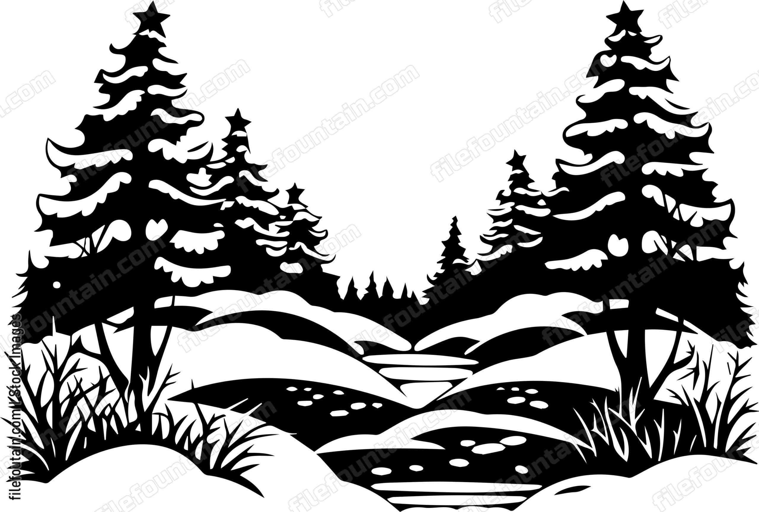 Snow Covered Forest