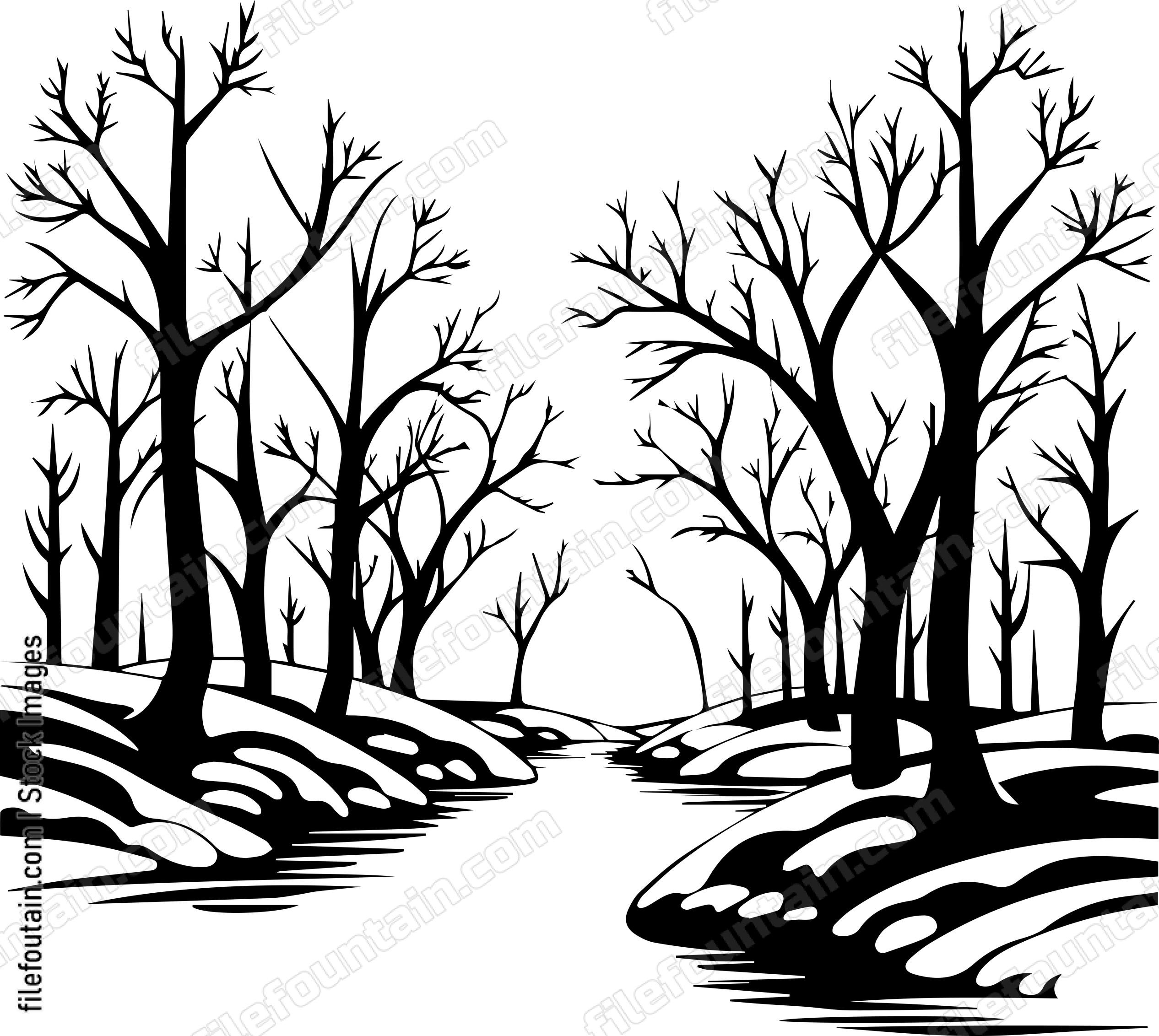 Snow Covered Forest