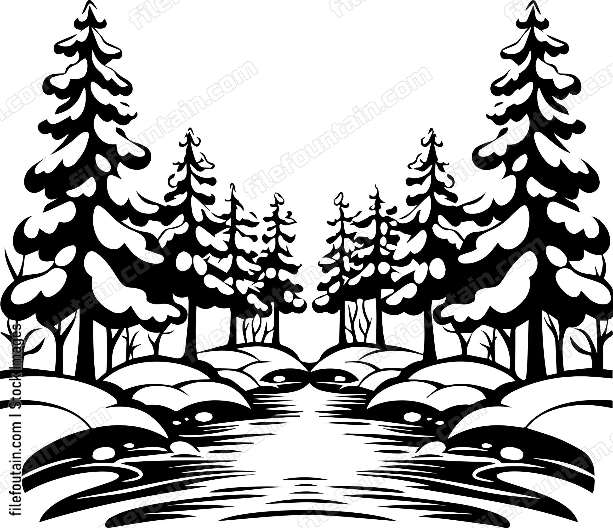 Snow Covered Forest