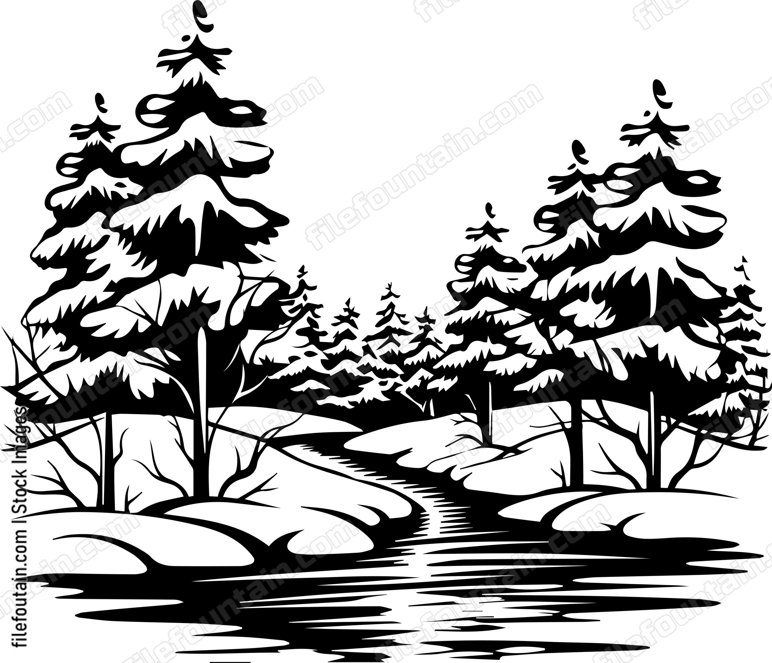 Snow Covered Forest