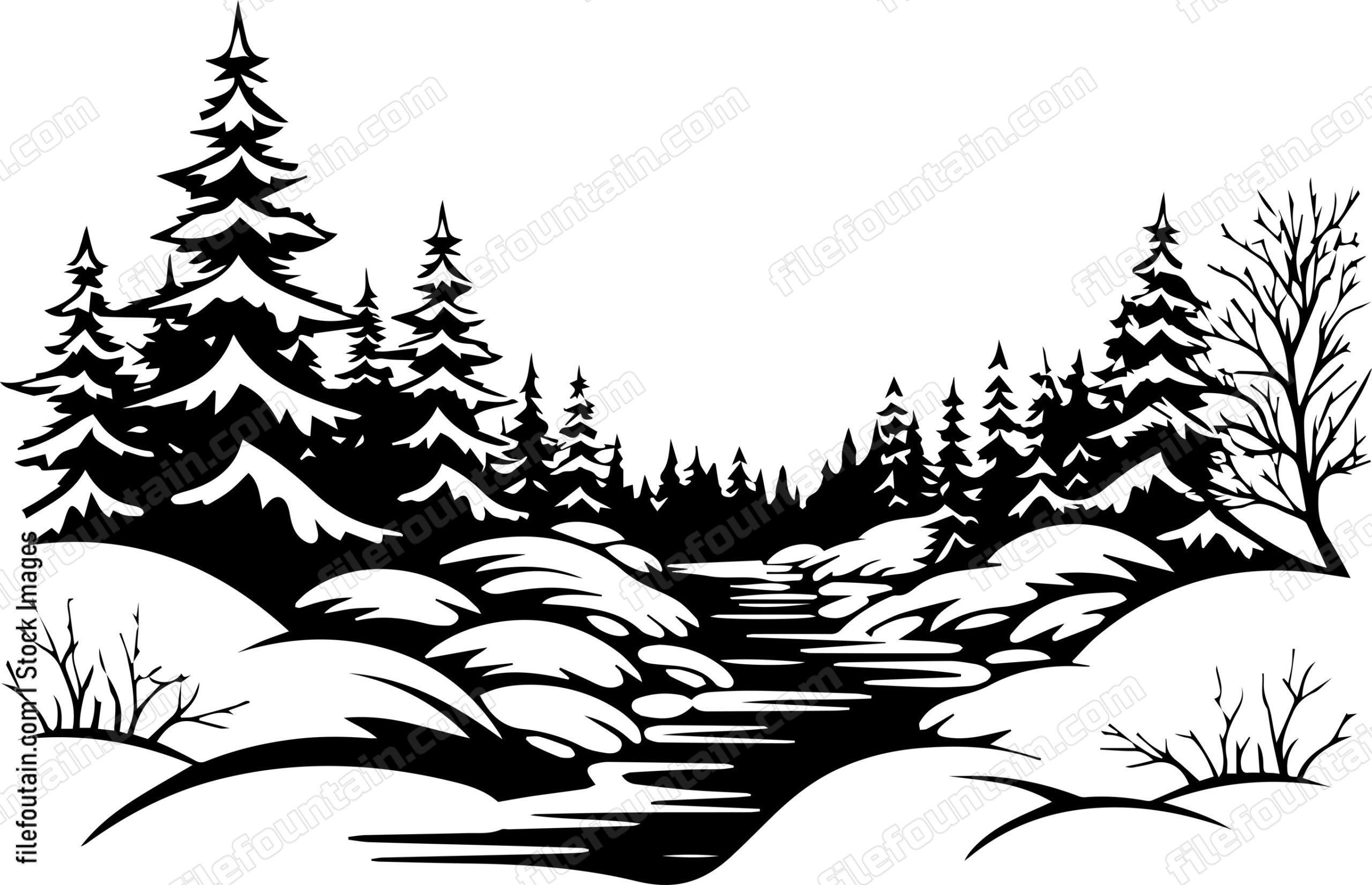 Snow Covered Forest