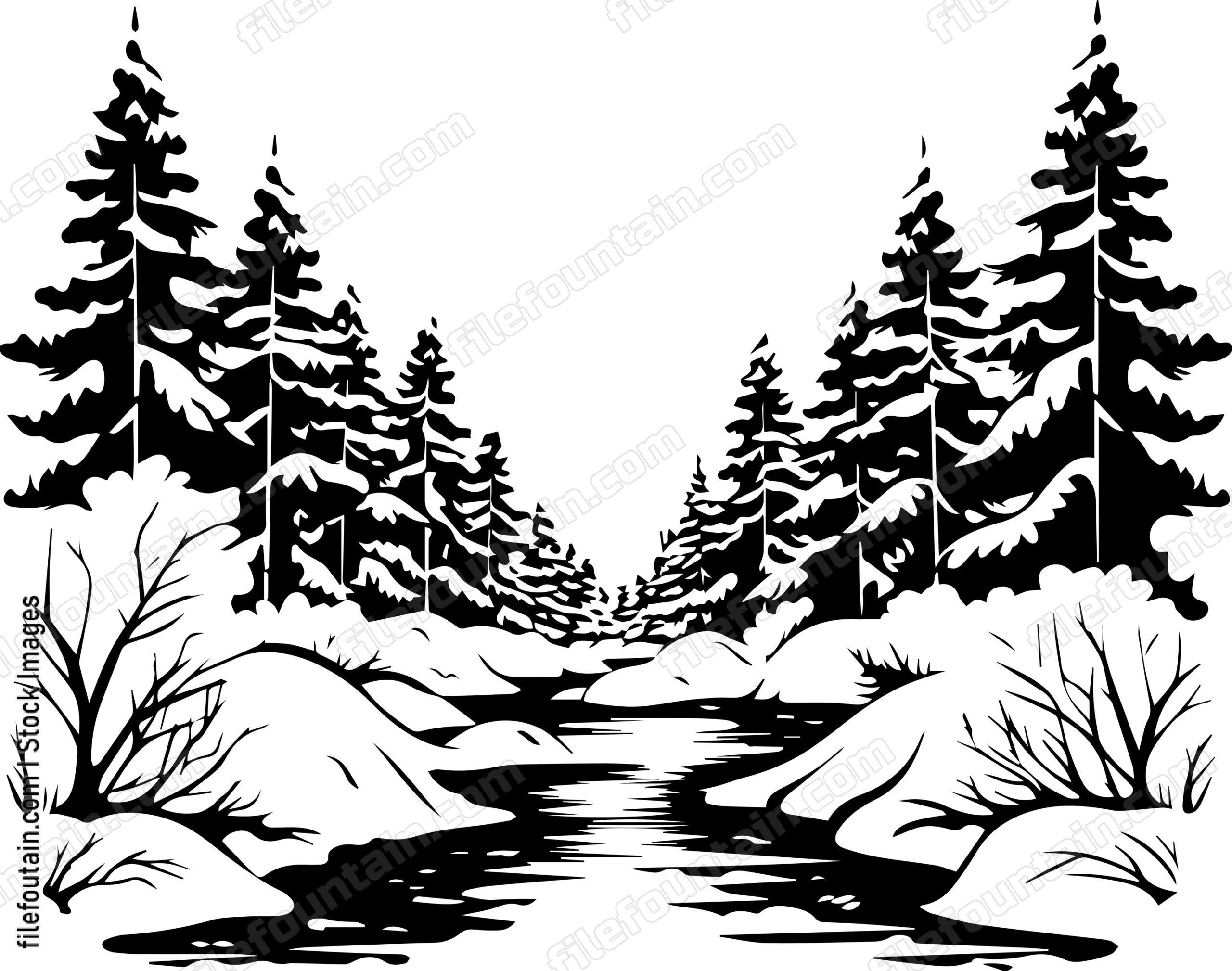 Snow Covered Forest
