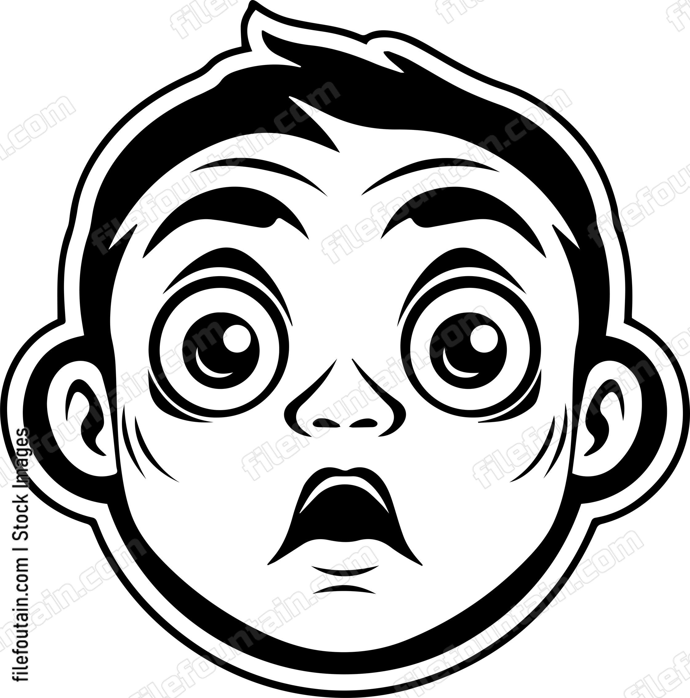 Surprised Shocked Face Reaction