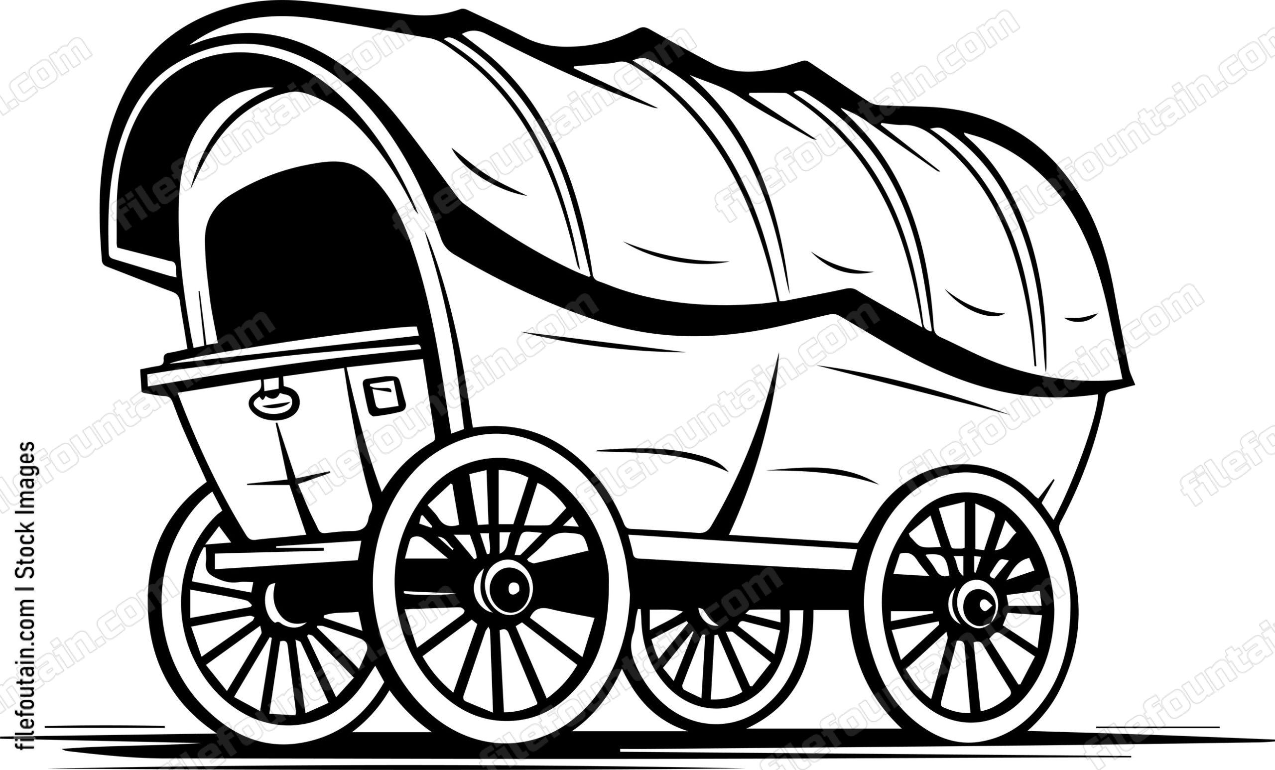 Wild West Covered Wagon