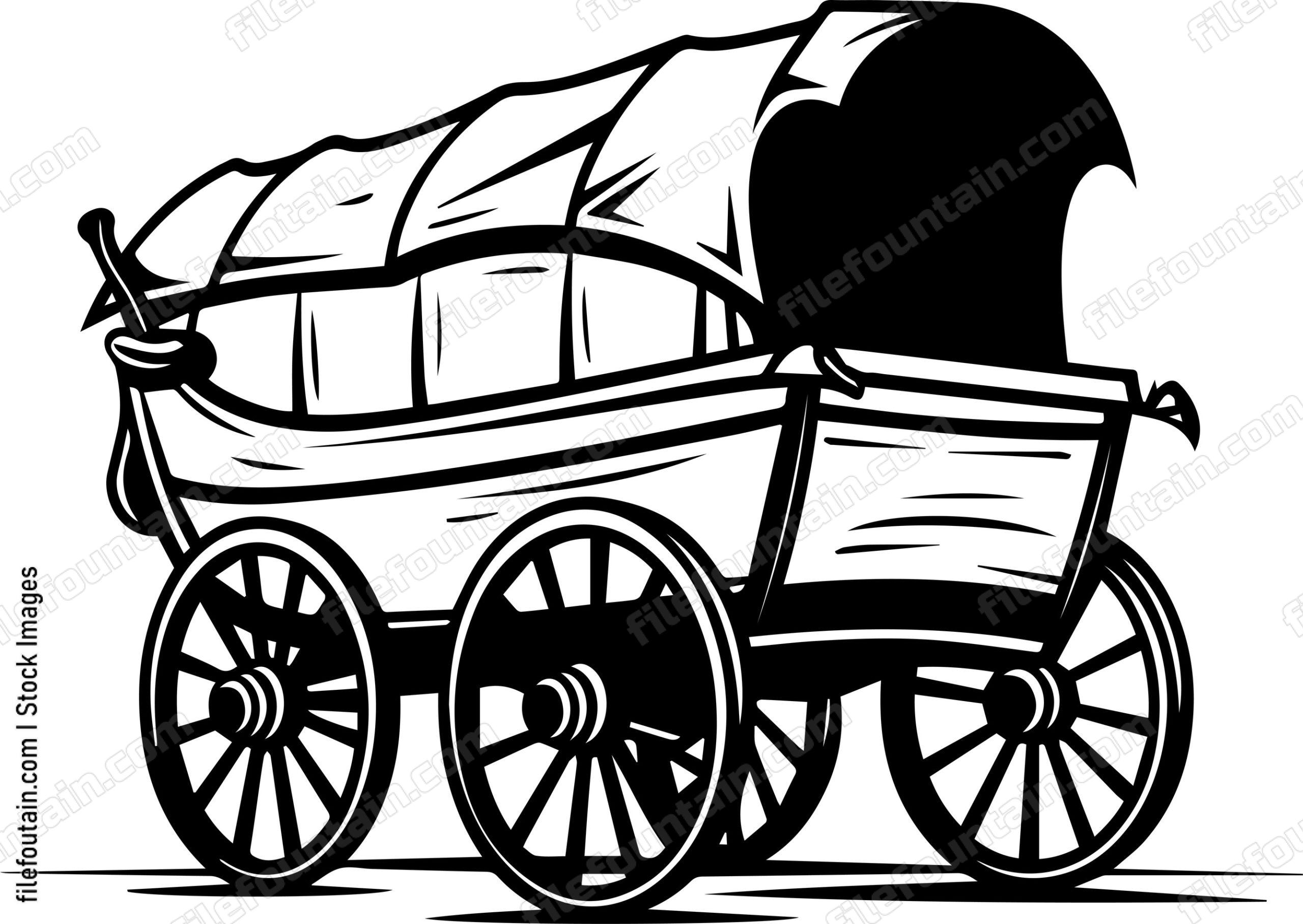 Wild West Covered Wagon