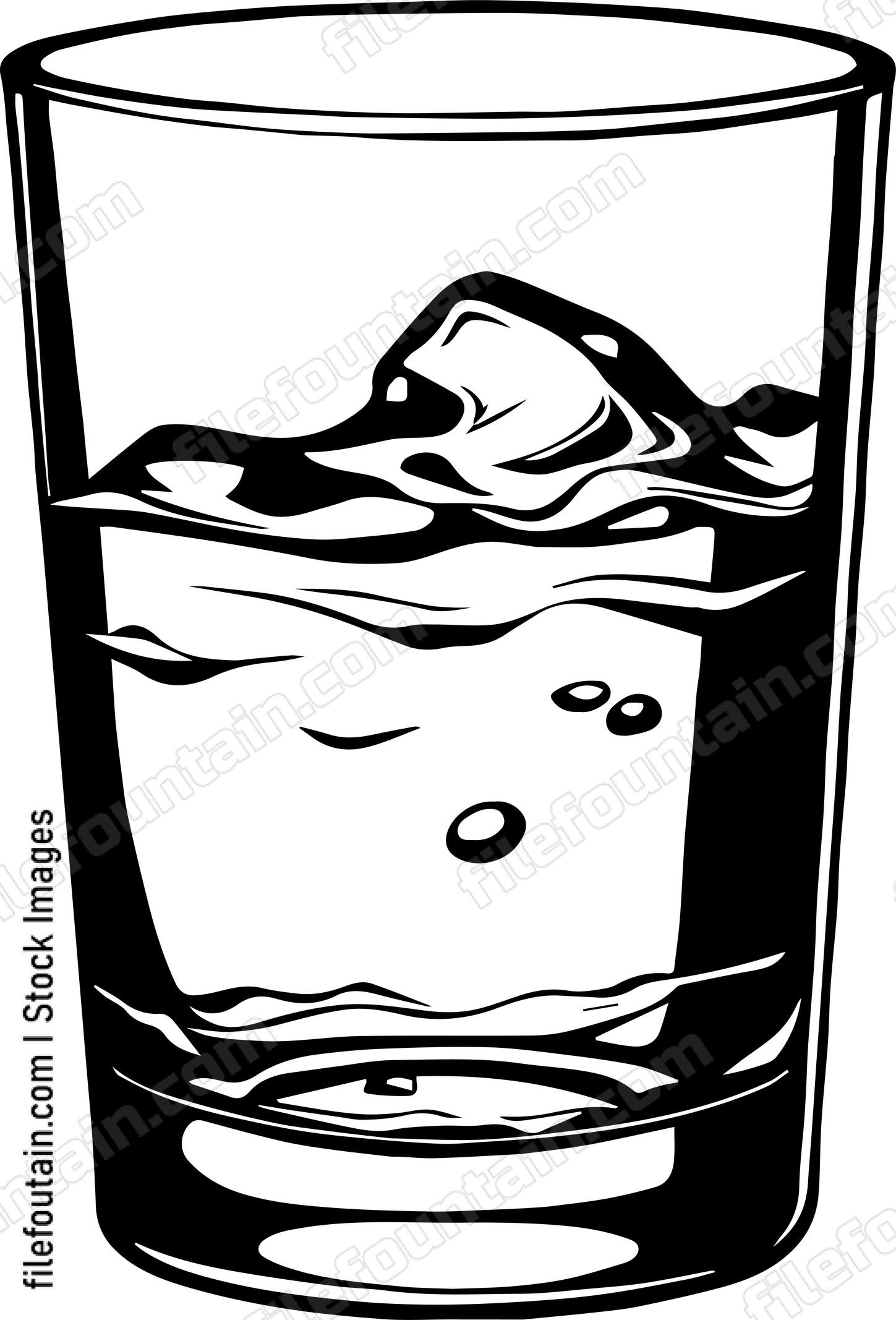 Alcohol Cup Half Full