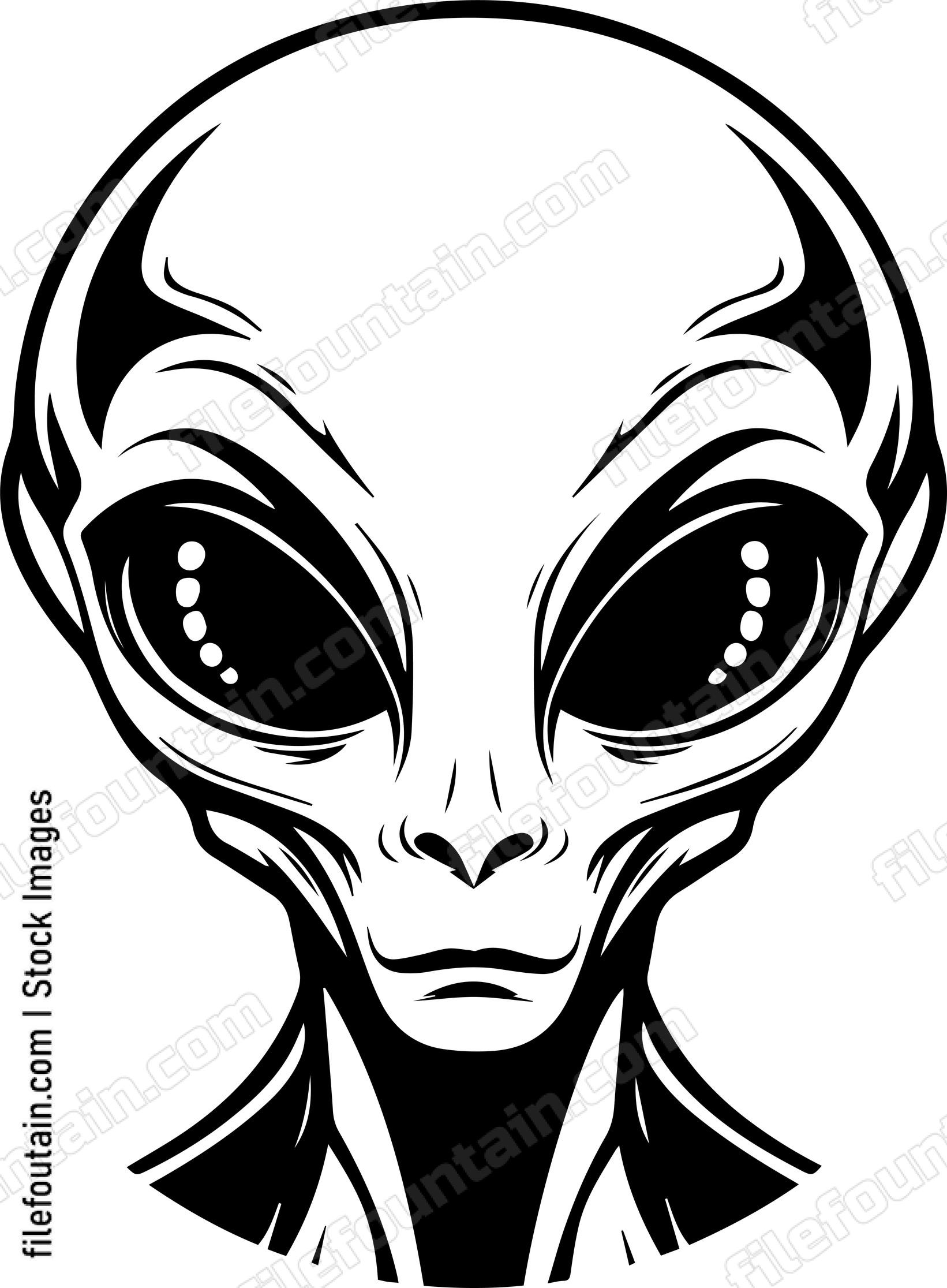 Alien Looking At The Camera