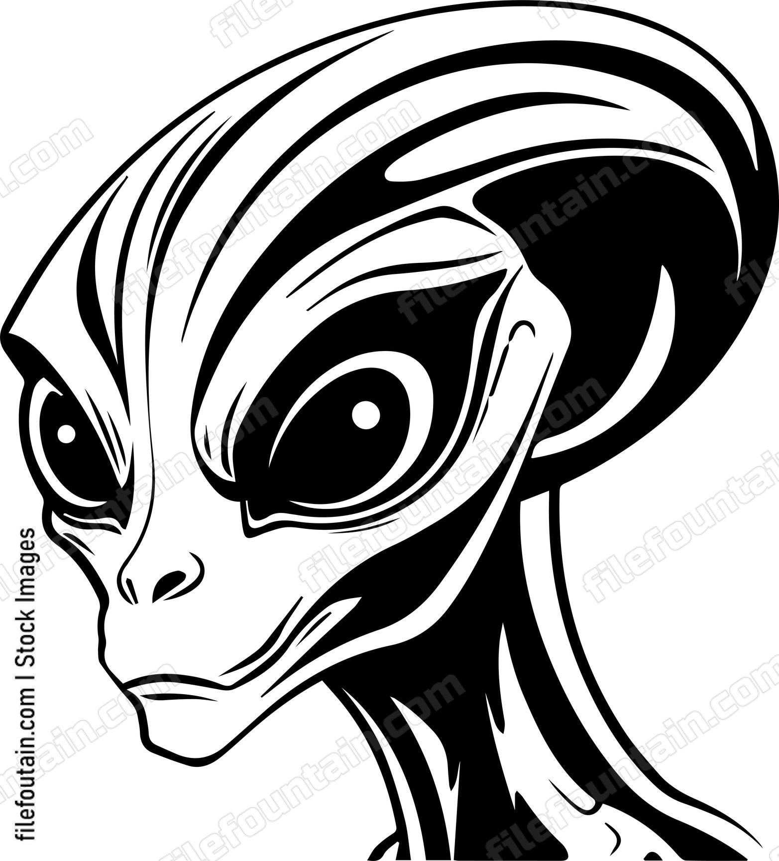 Alien Side View
