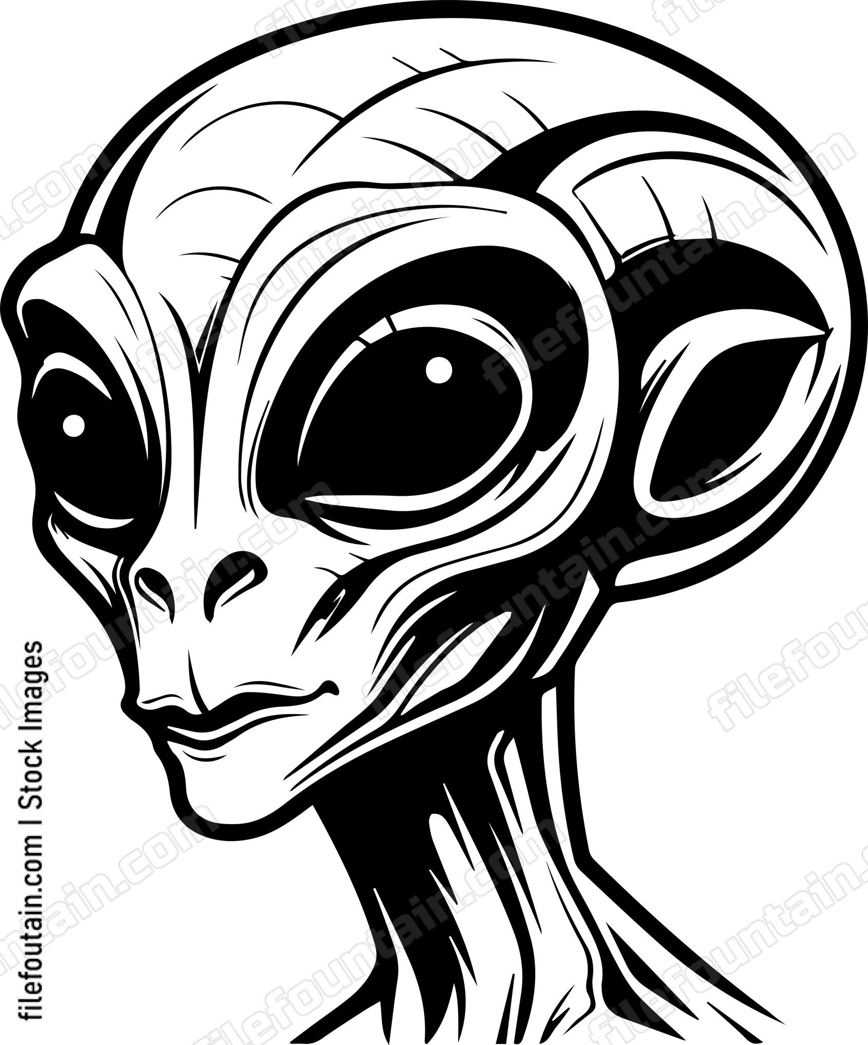 Alien Side View