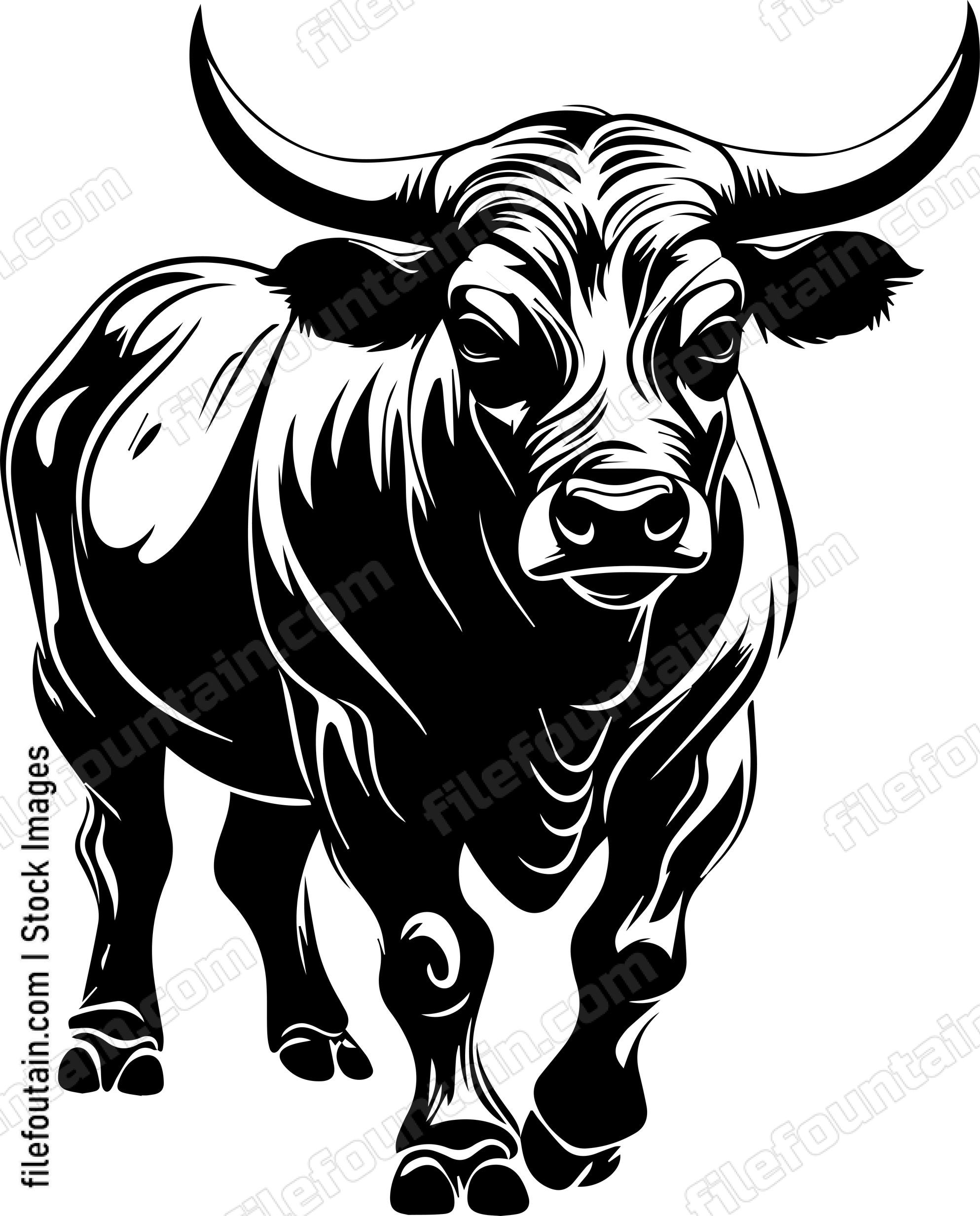 Angry Bull Pose